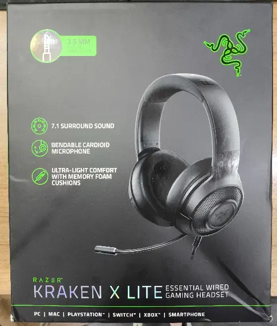 هدست گیمینگ ریزر - Kraken X Lite Essential|قطعات و لوازم جانبی رایانه|شیراز, شهرک مفتح|دیوار