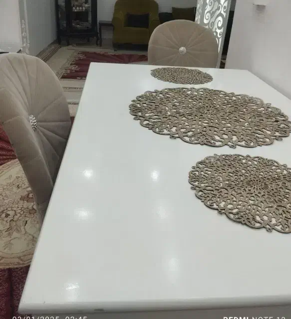 میز غذا خوری 4نفره|میز و صندلی غذاخوری|سوسنگرد, |دیوار