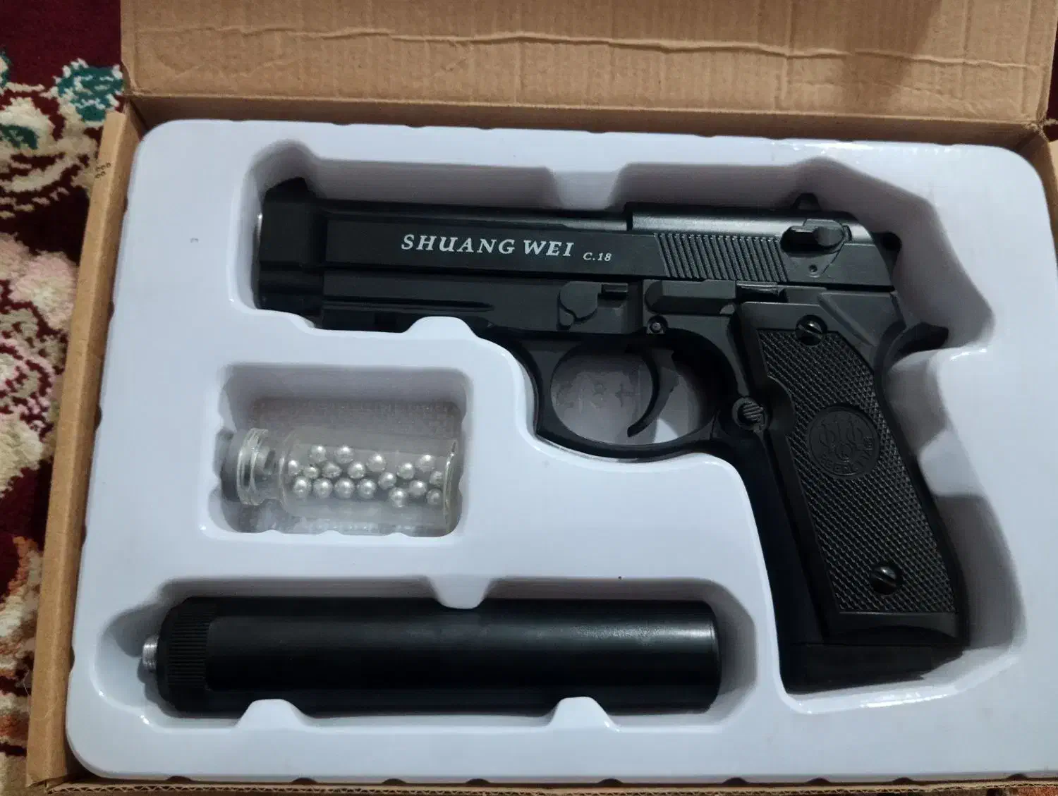 تفنگ ساچمه ای c18 فلزی (اسباب بازی)|اسباببازی|بزینه رود, |دیوار