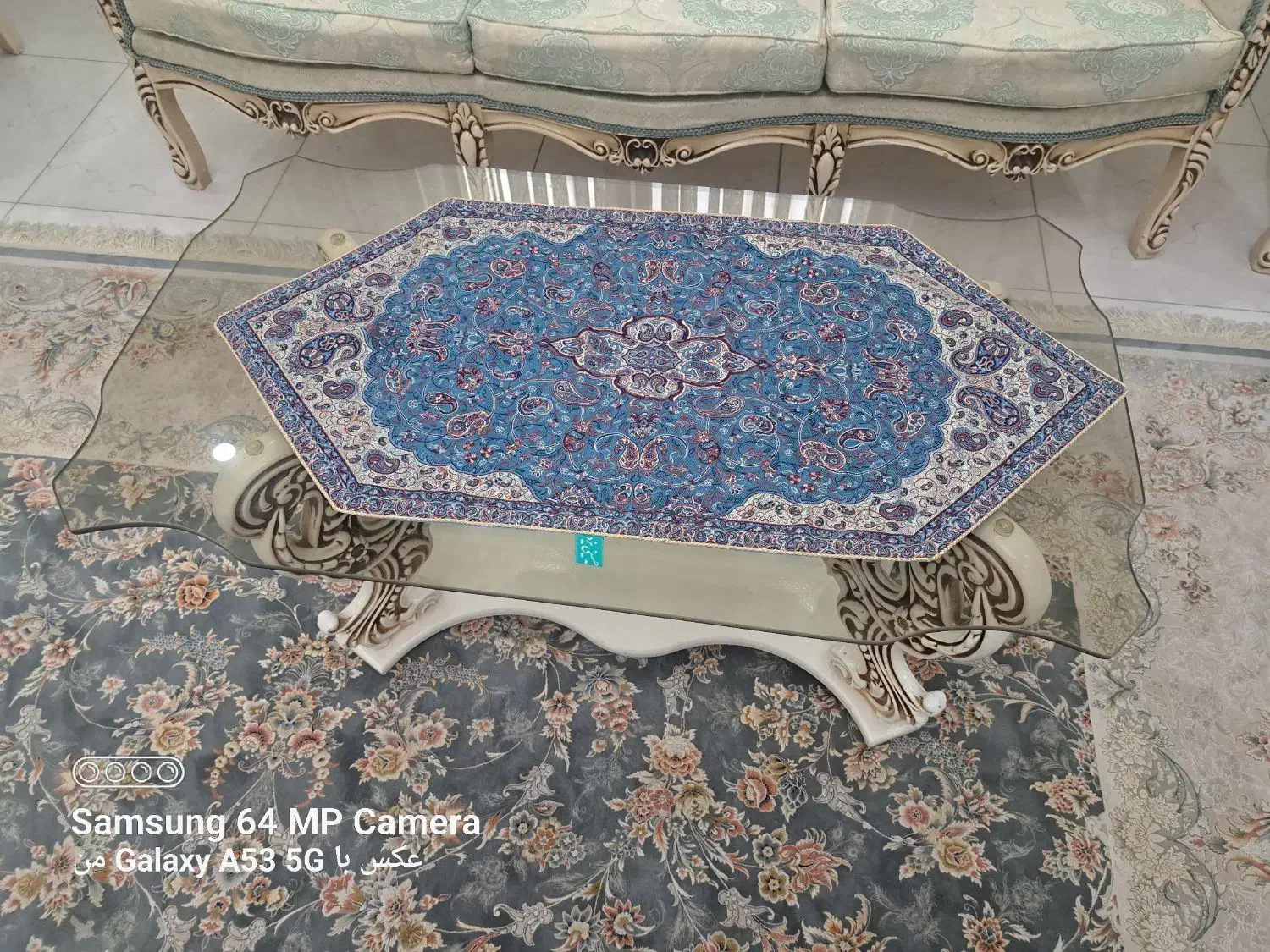 مبل استیل نه نفره|مبلمان خانگی و میز عسلی|قدس, شهرک فرزان|دیوار