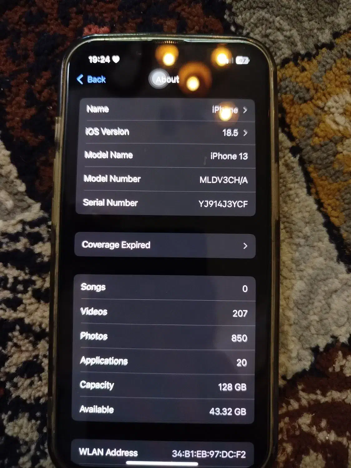 ایفن ۱۳نرمال در حد آک پلمپ|موبایل|خرمآباد, |دیوار