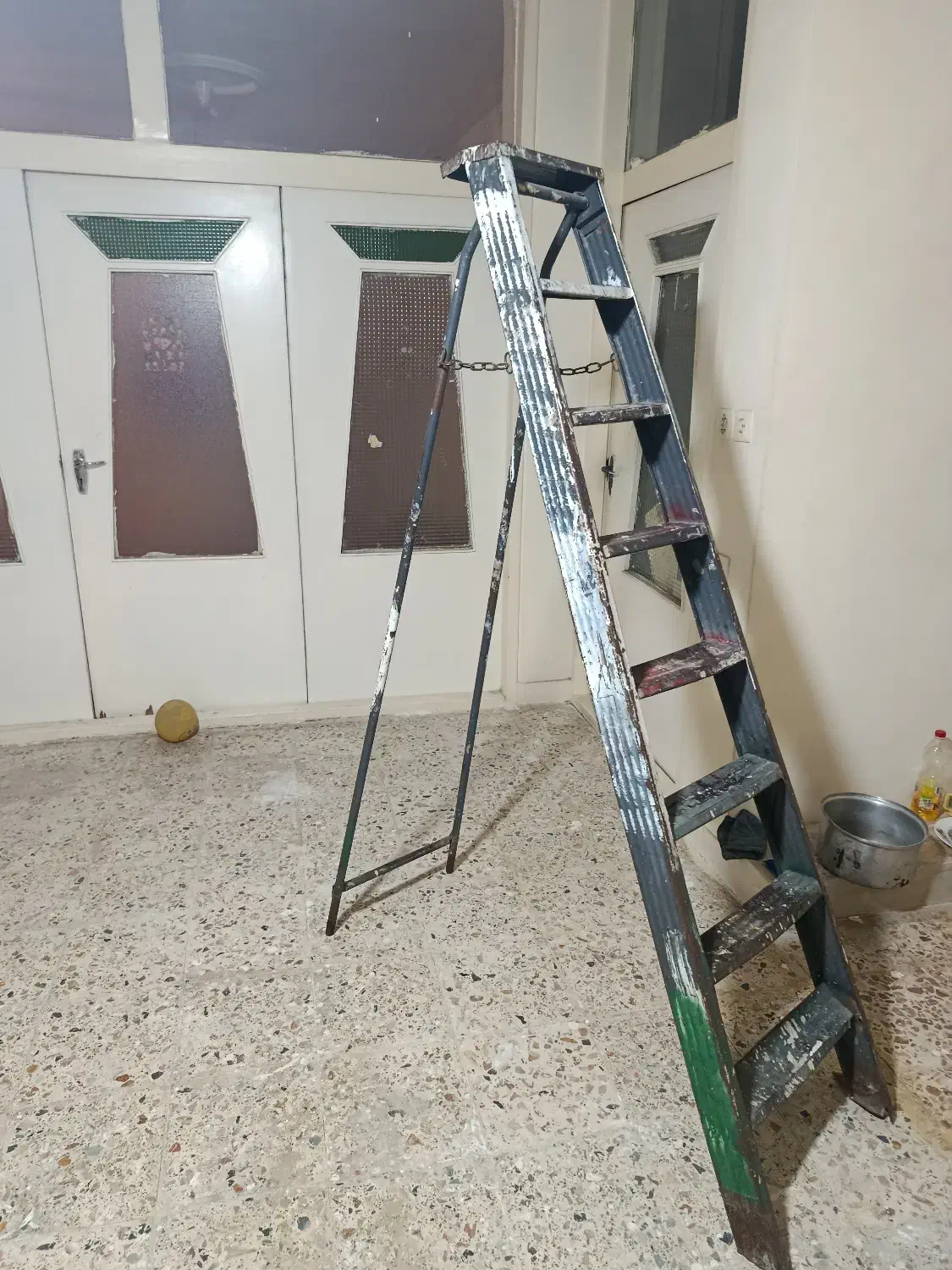 نردبان تاشو دسته دوم|ابزارآلات|خرمآباد, |دیوار