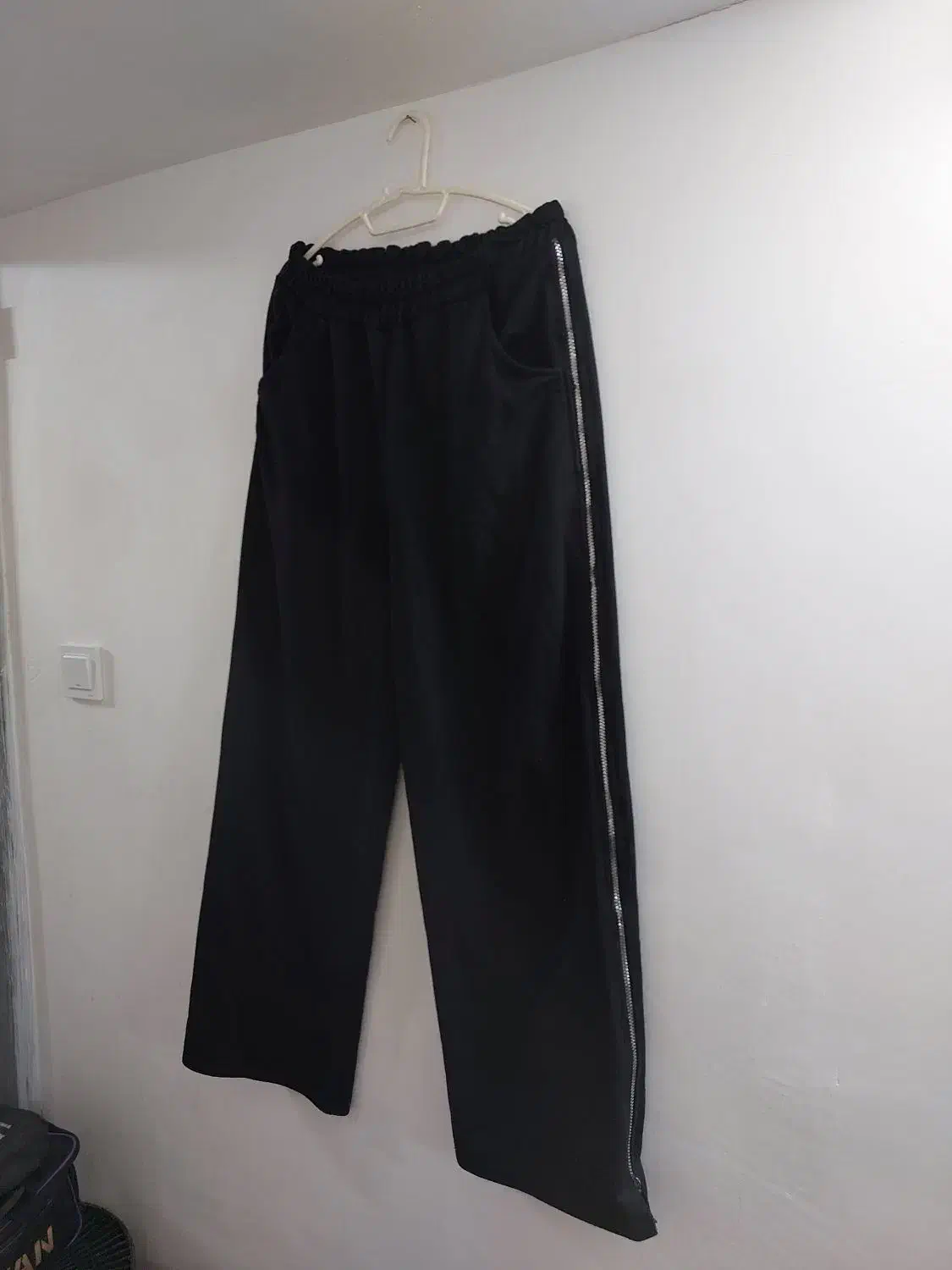 شلوار کمر کش دمپا کنار زیپ فقط ۹۰ تومن|لباس|قم, لسانی|دیوار