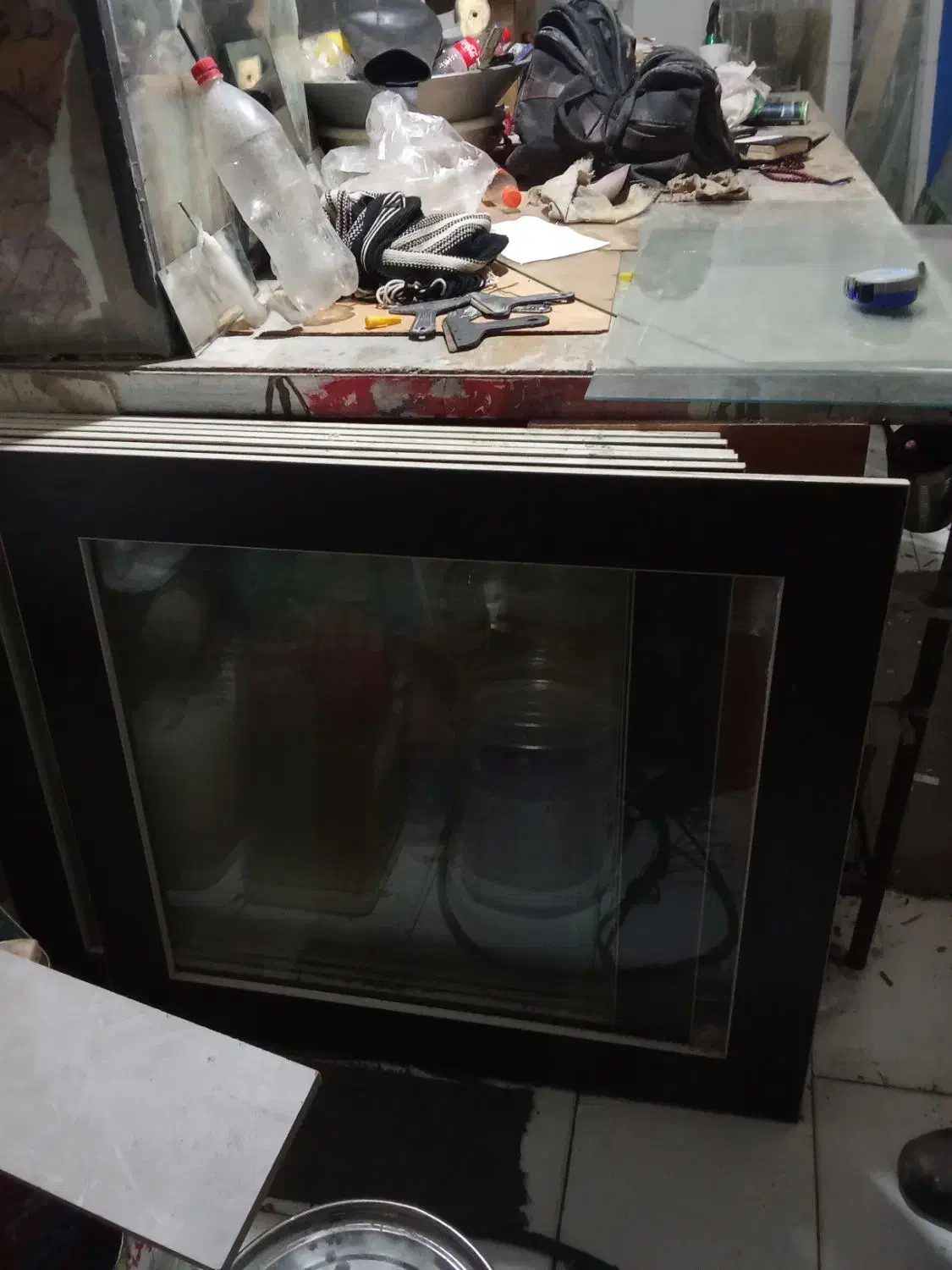 قاب ام دی اف|کتابخانه، شلف، قفسه‌های دیواری|کرمان, |دیوار