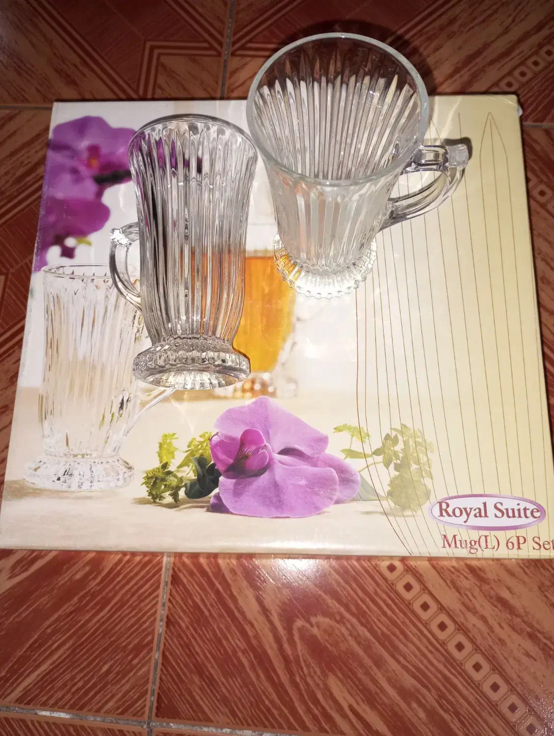 استکان دسته دار بزرگ ۶تایی اصل ژاپن|ظروف سرو و پذیرایی|اهر, |دیوار