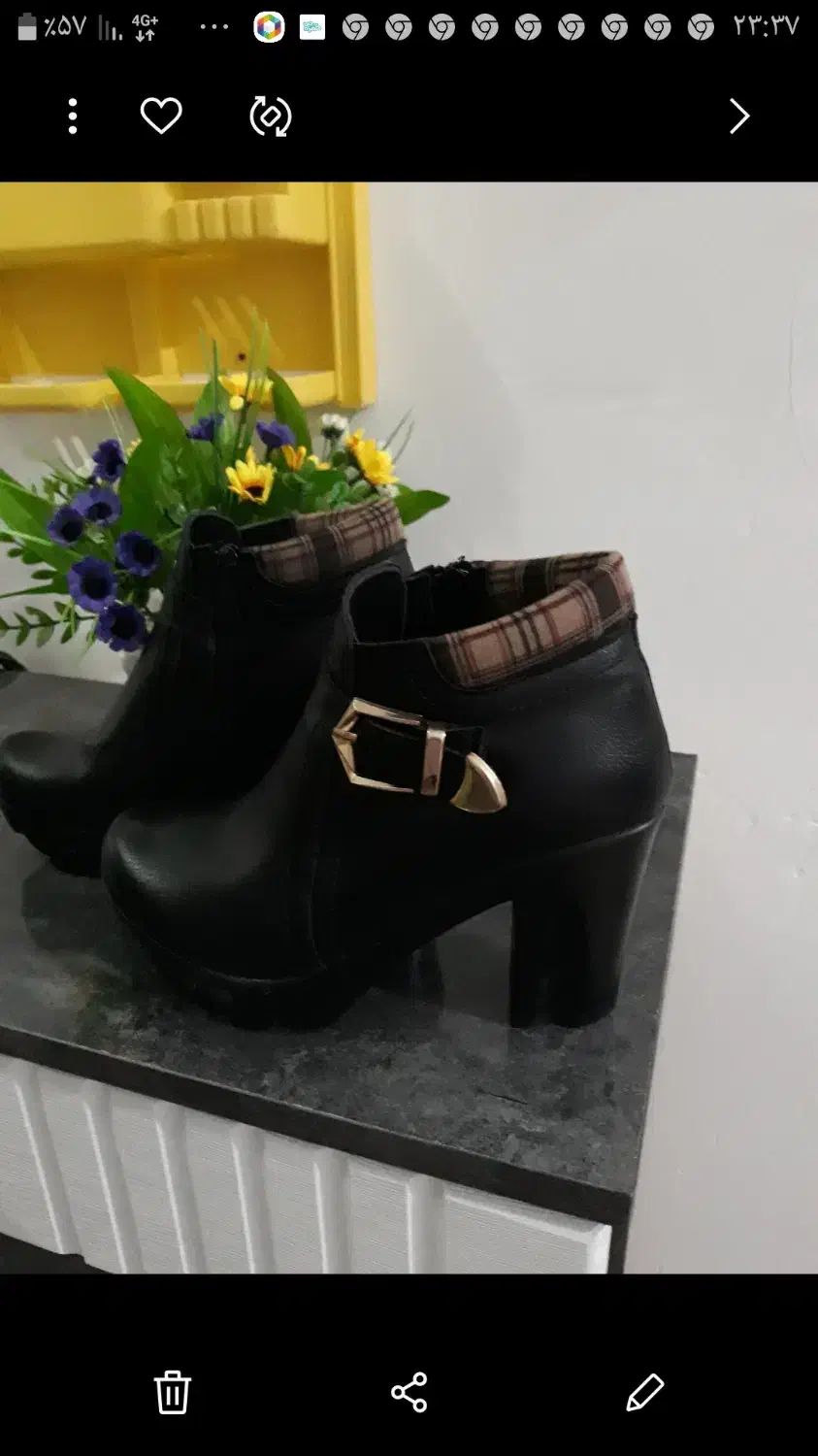 کفش پاییزی پاشنه بلند سایز ۳۷|کیف، کفش، کمربند|اهر, |دیوار