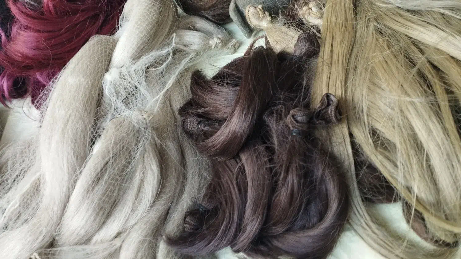 موی مصنوعی ،بیگودی فر،پرده ارایشگاه زنانه|آرایشگاه و سالنهای زیبایی|مشهد, جاهد شهر|دیوار