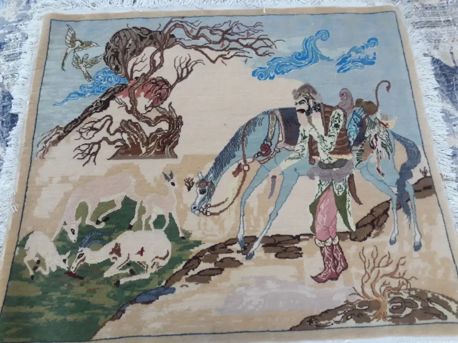 تابلو فرش دستباف|تابلو فرش|اراک, |دیوار