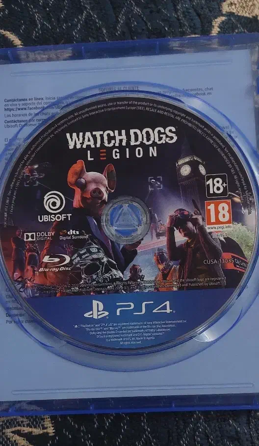 بازی واچ داگز لیجن برای ps4|کنسول، بازی ویدئویی و آنلاین|تهران, گلستان (شهرک راه آهن)|دیوار