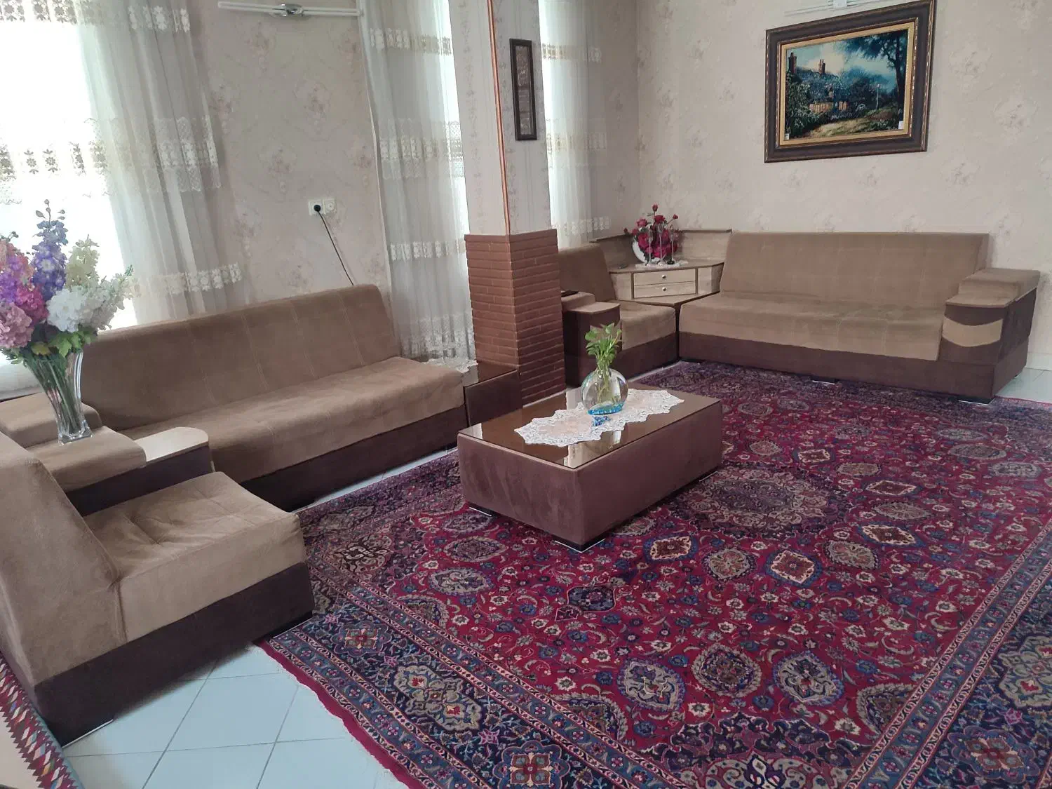 مبل راحتی ۸ نفره|مبلمان خانگی و میز عسلی|تهران, سنگلج (شاپور)|دیوار