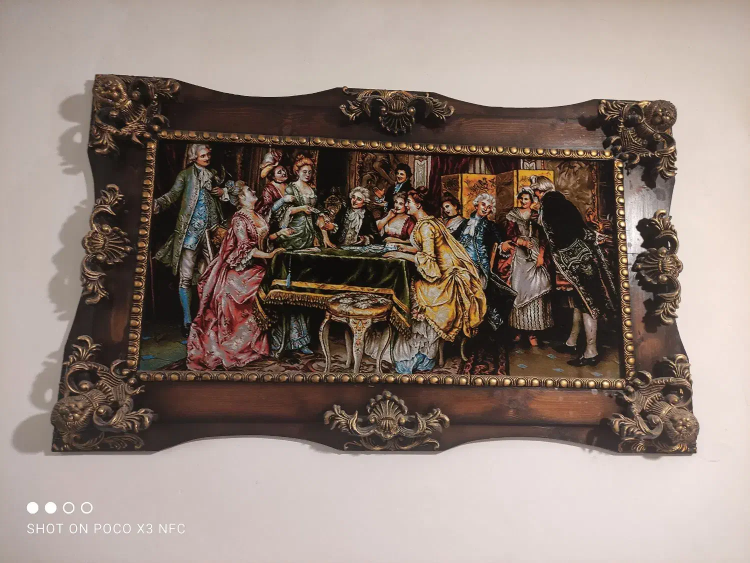 تابلوفرش شام آخر|تابلو فرش|زنجان, |دیوار