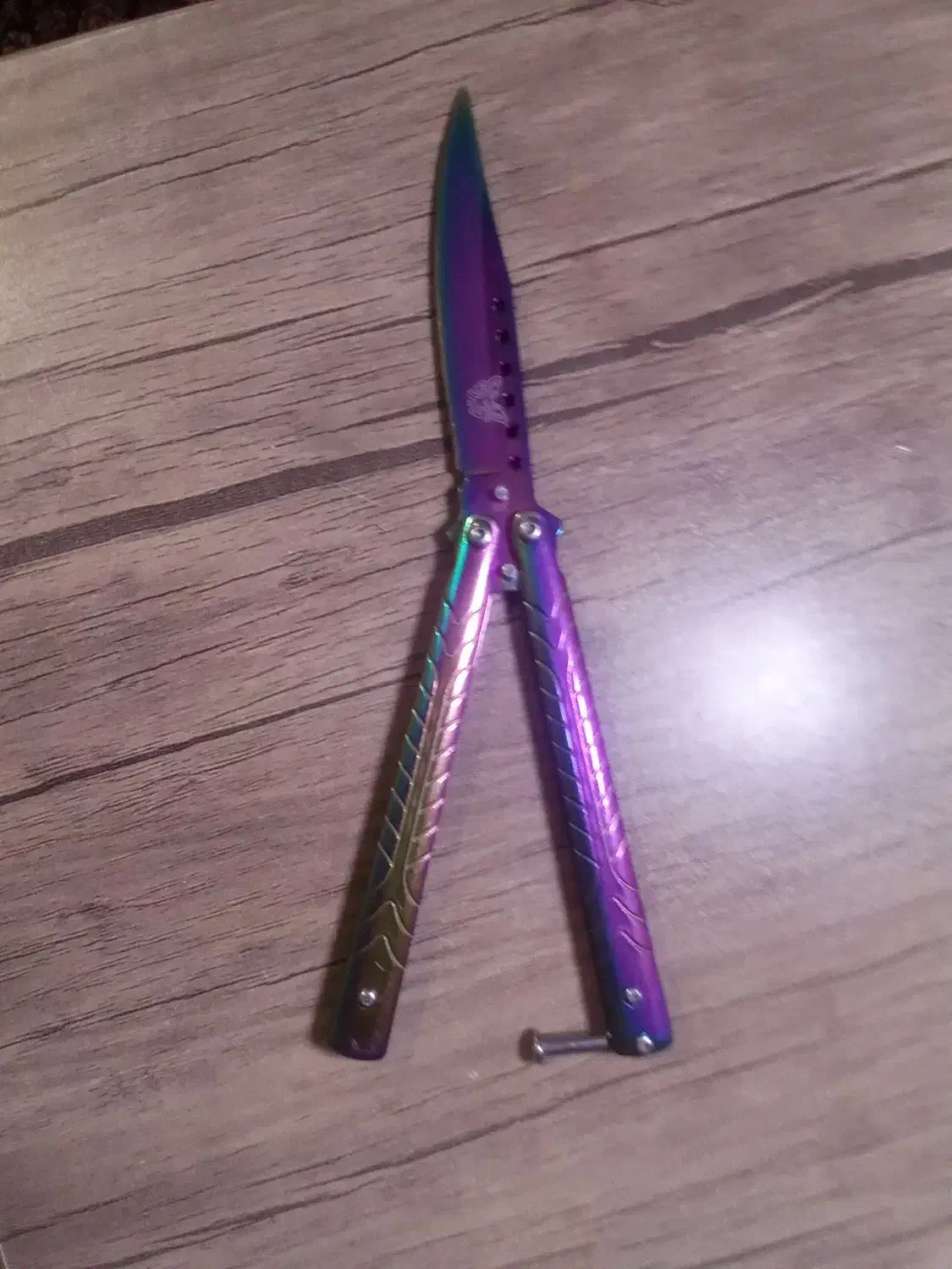 چاقو پروانه ای هفت رنگ اصل|کلکسیون و سرگرمی|سراب, |دیوار