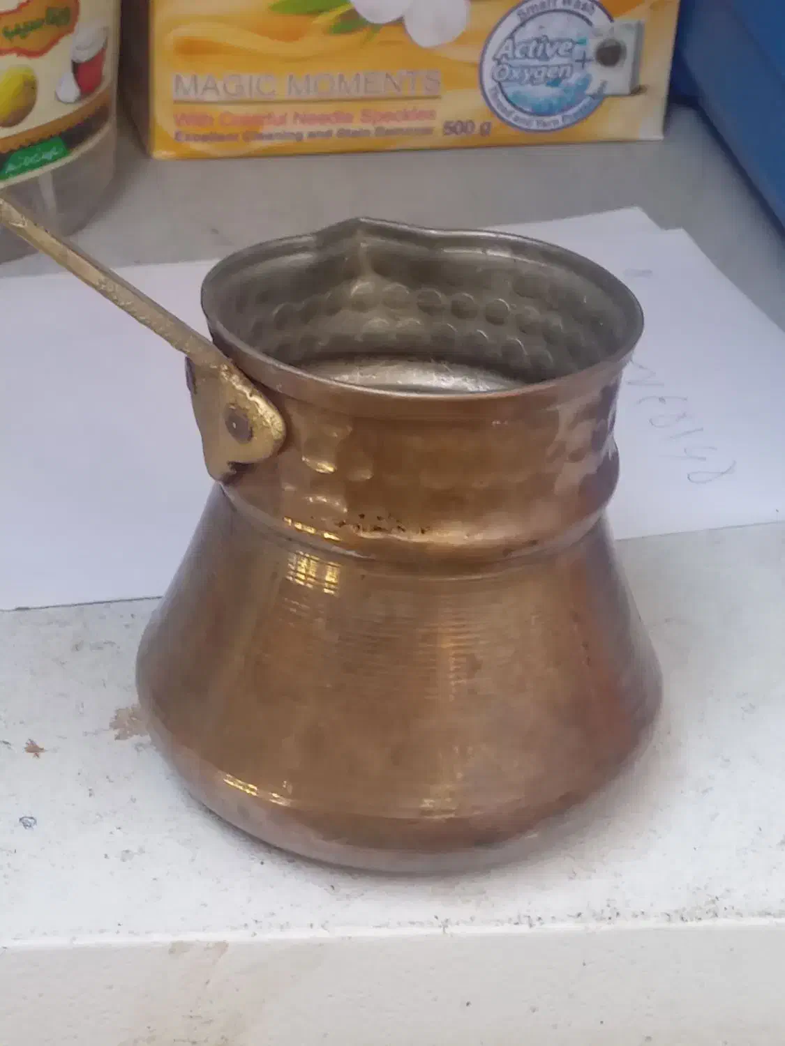 قهوه جوش مسی دسته برنجی|صنایع دستی و سایر لوازم تزئینی|کرج, حسن آباد|دیوار