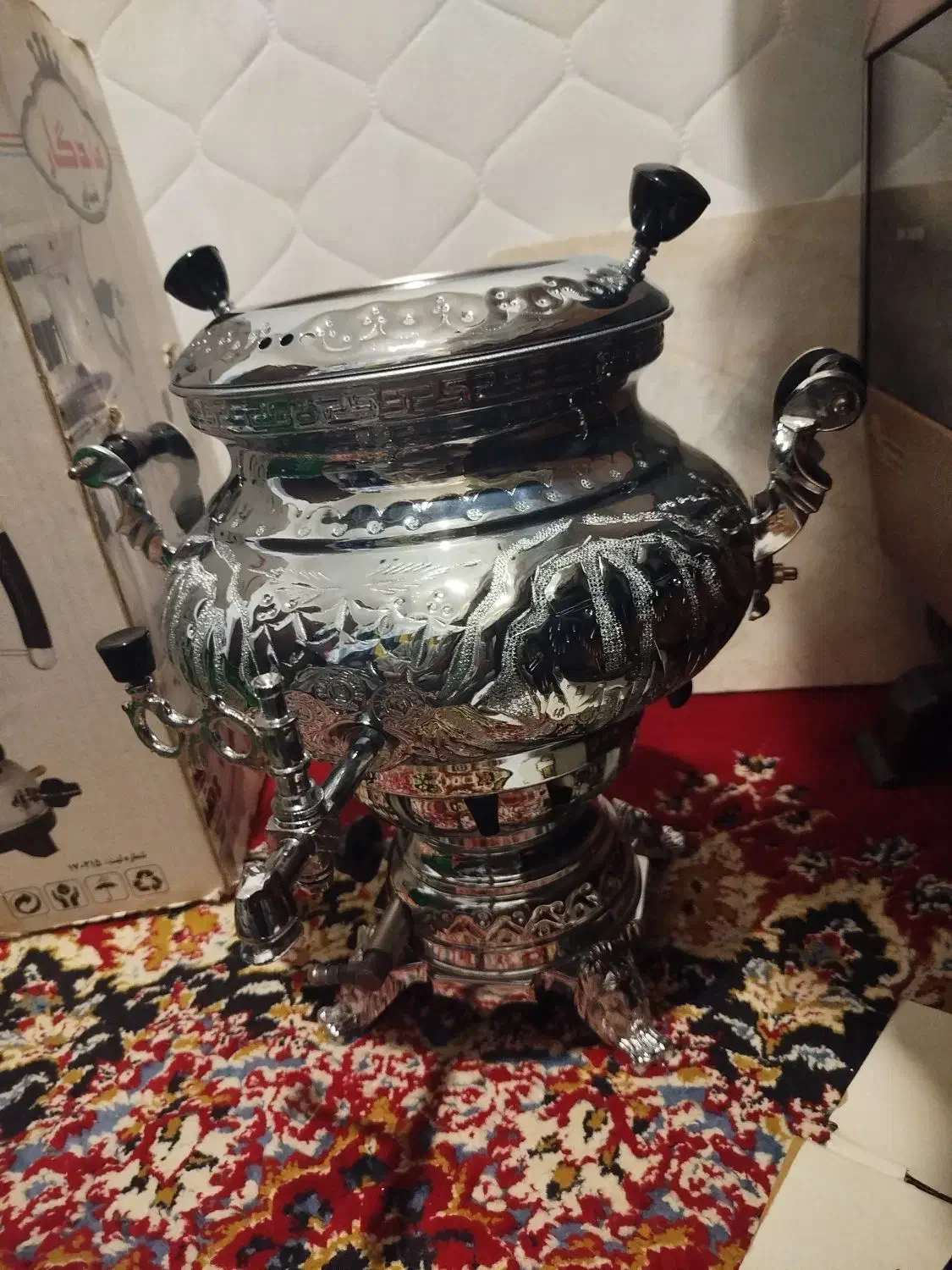 سماور نو و آبمیوه گیر پارس خزر|سماور، چای‌ساز، قهوه‌ساز|نورآباد, |دیوار