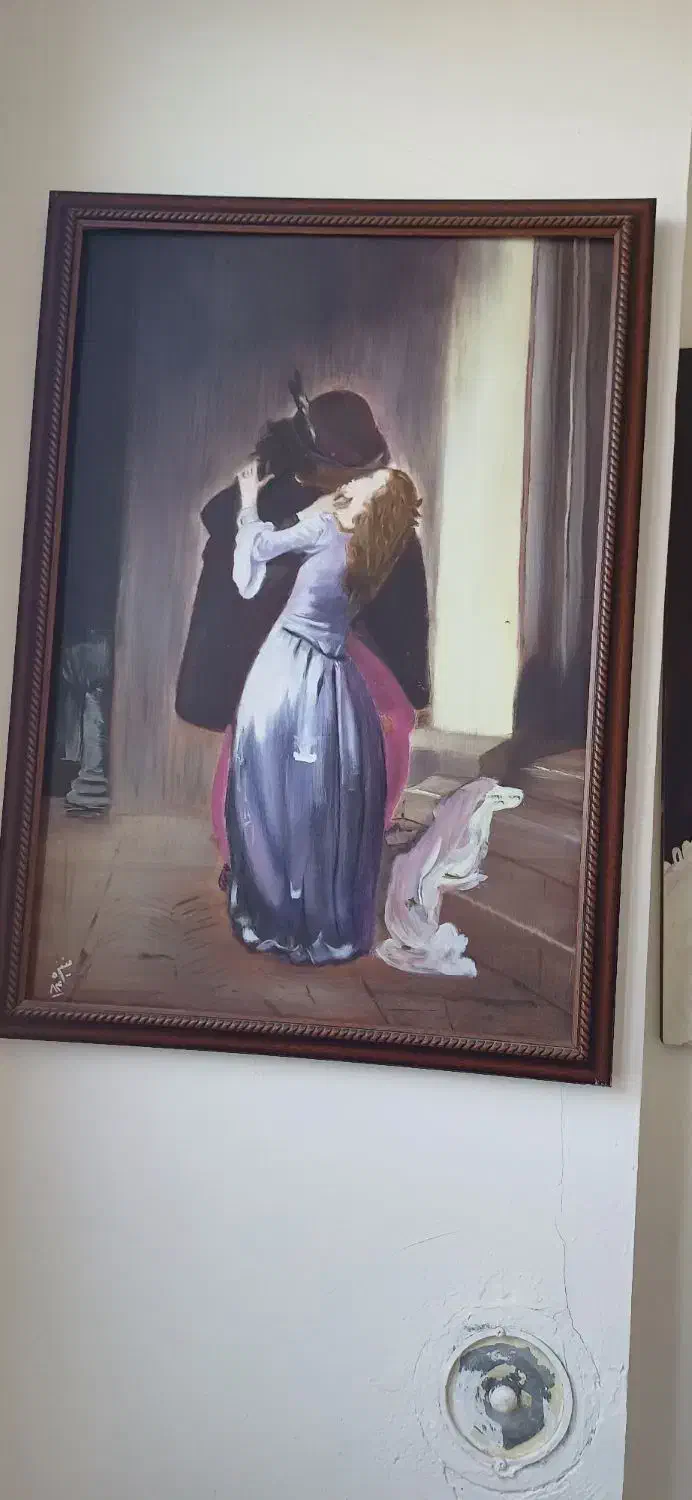 تابلو نقاشی کاردست|تابلو، نقاشی، عکس|مشهد, تربیت (صدف)|دیوار