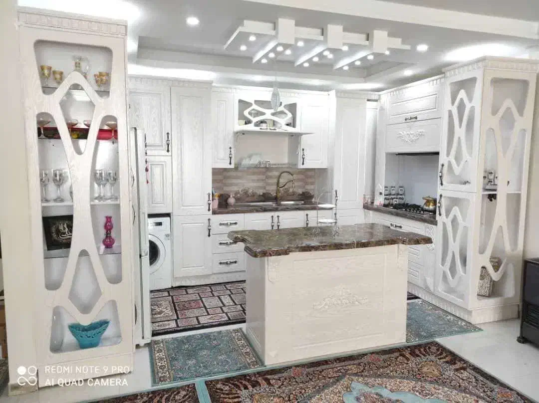 کابینت تمام چوب/ممبران دستگیره طلایی/0236DSF|مصالح و تجهیزات ساختمان|کبودرآهنگ, |دیوار