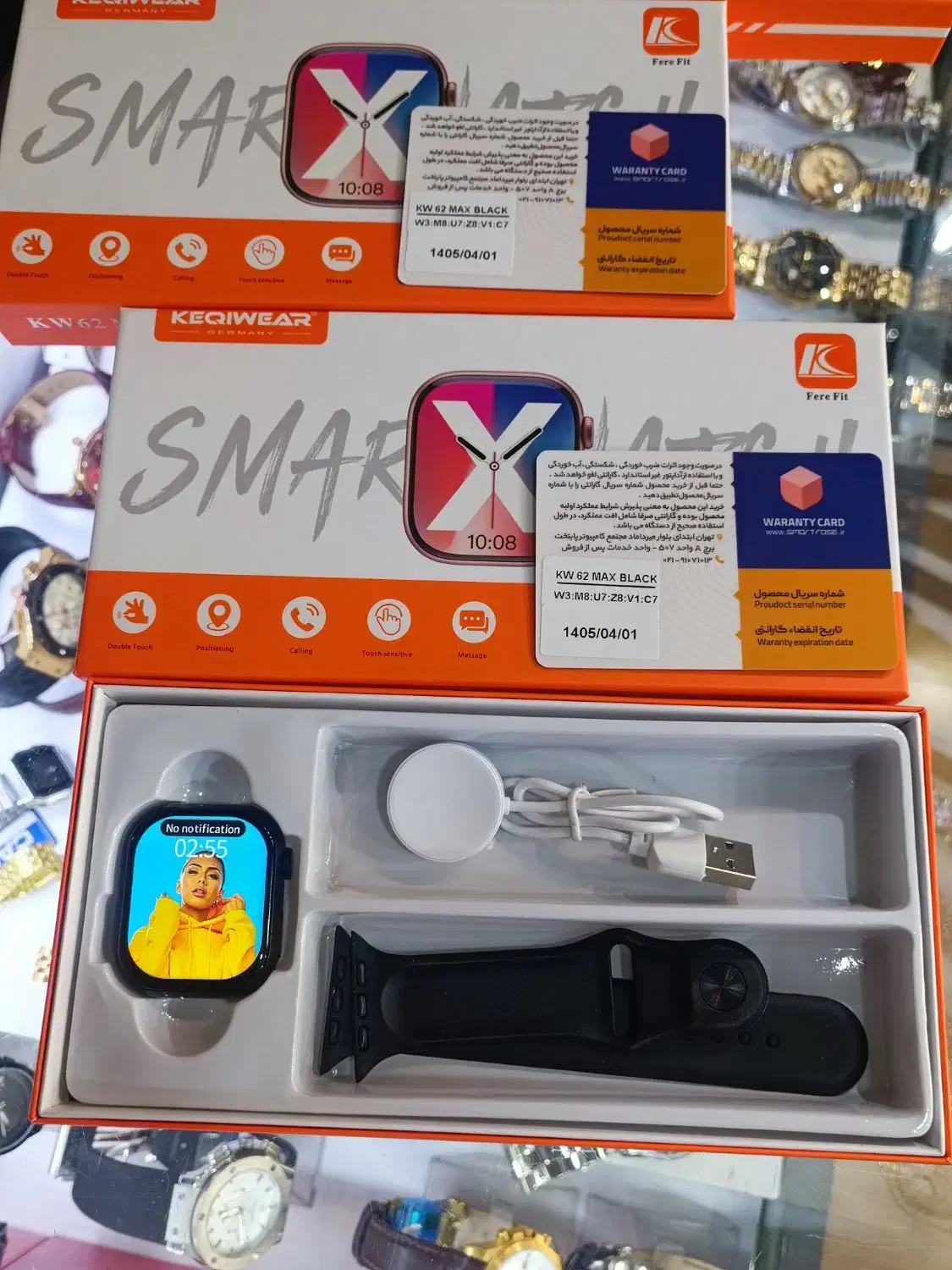 ساعت هوشمند kw62 سایز قاب 42 مینی باگارانتی معتبر|ساعت|اراک, |دیوار