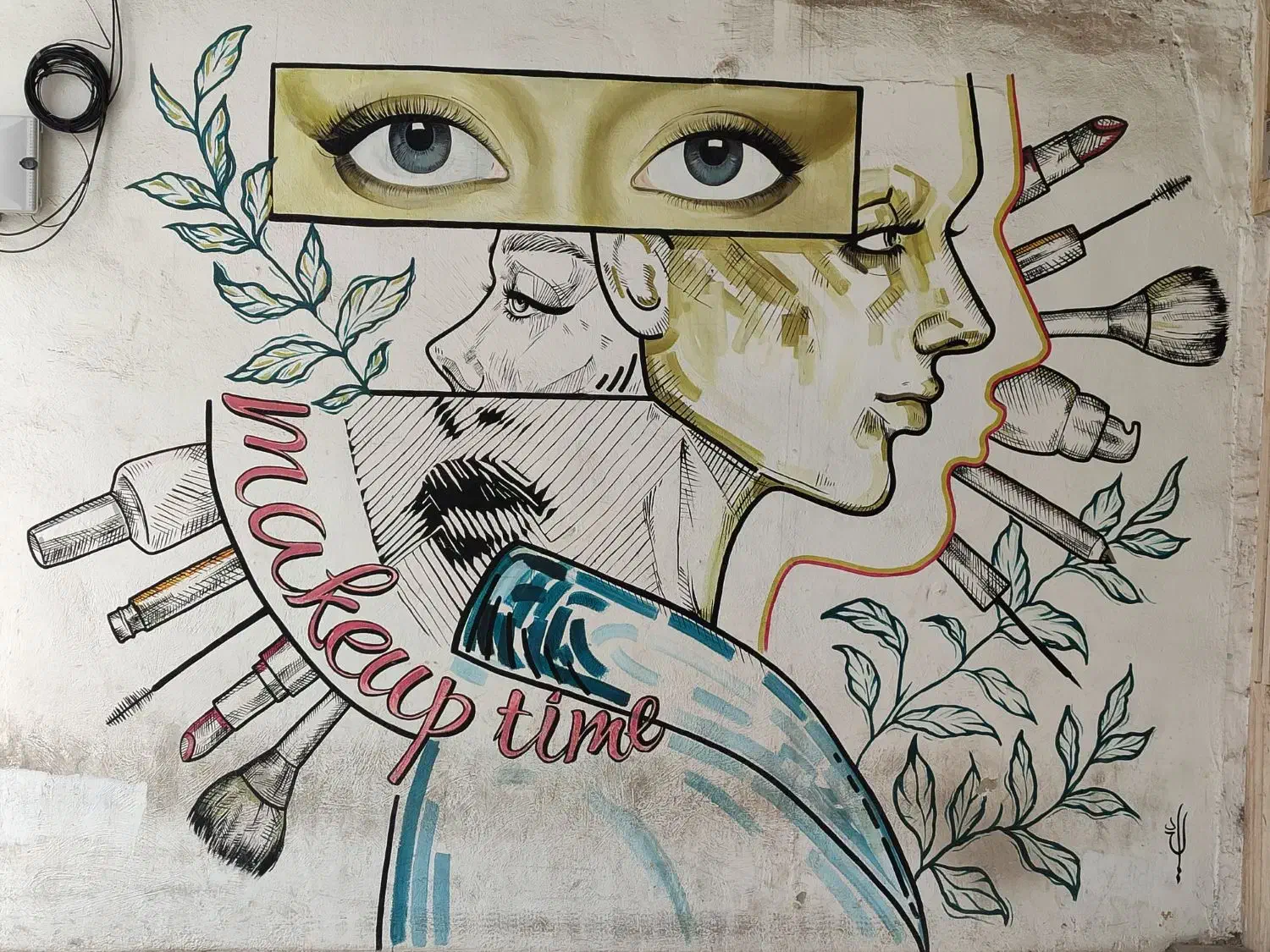 نقاش، رنگ آمیز ساختمان، گرافیتی|خدمات پیشه و مهارت|اهواز, کیانپارس |دیوار