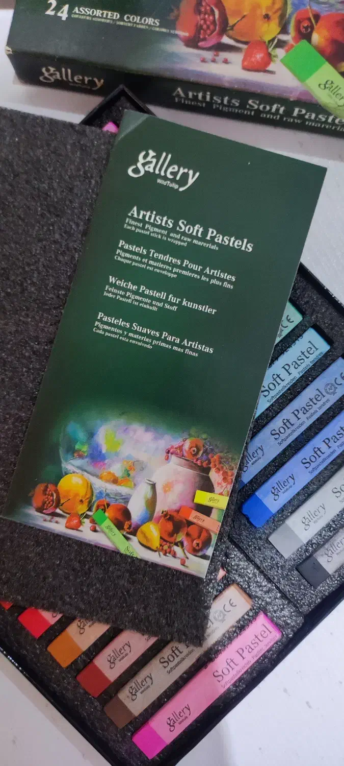 پاستل گچی گالری|لوازم التحریر|لاهیجان, شیشه گران|دیوار