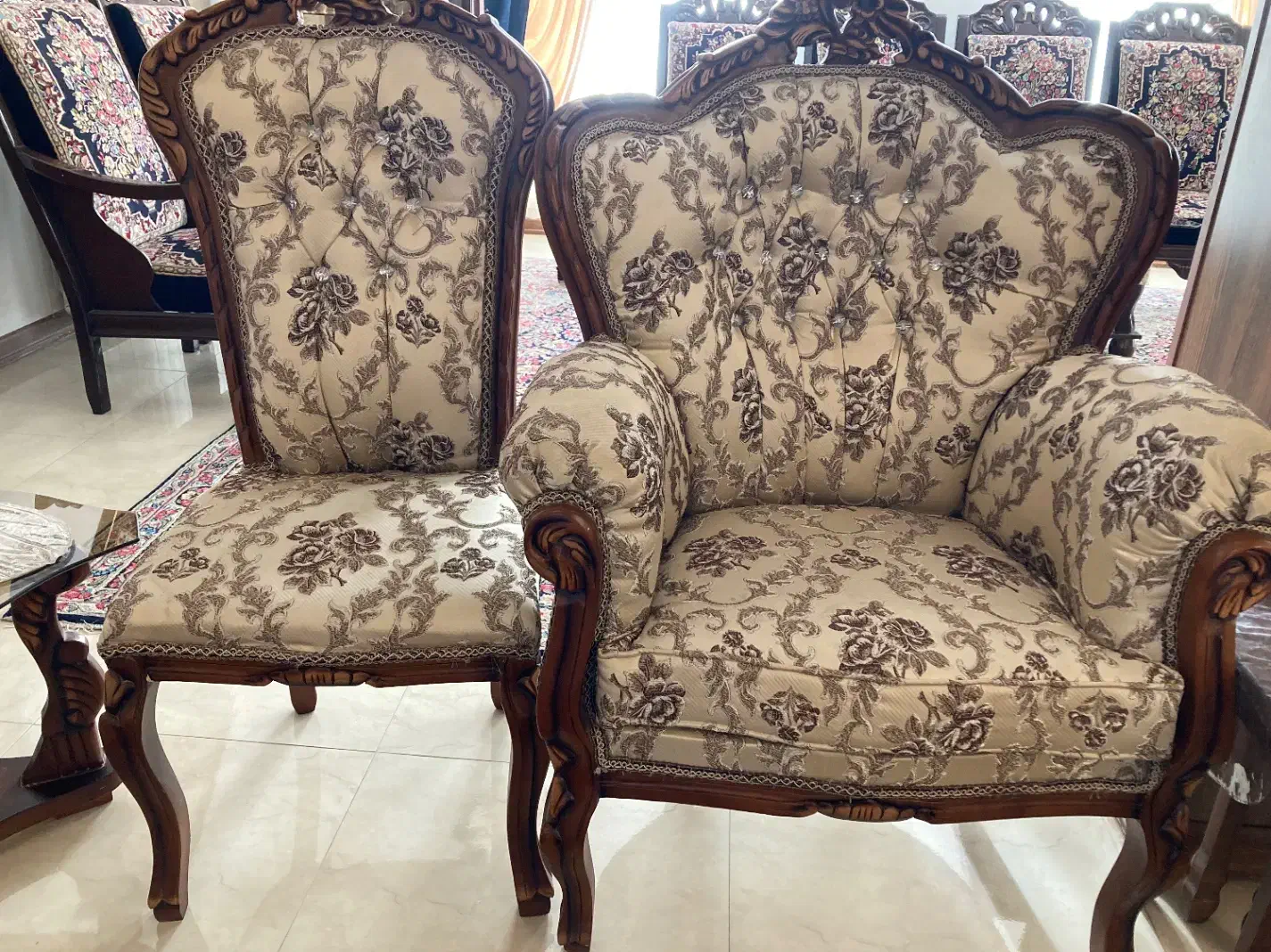 مبل سلطنتی|مبلمان خانگی و میز عسلی|رفسنجان, |دیوار