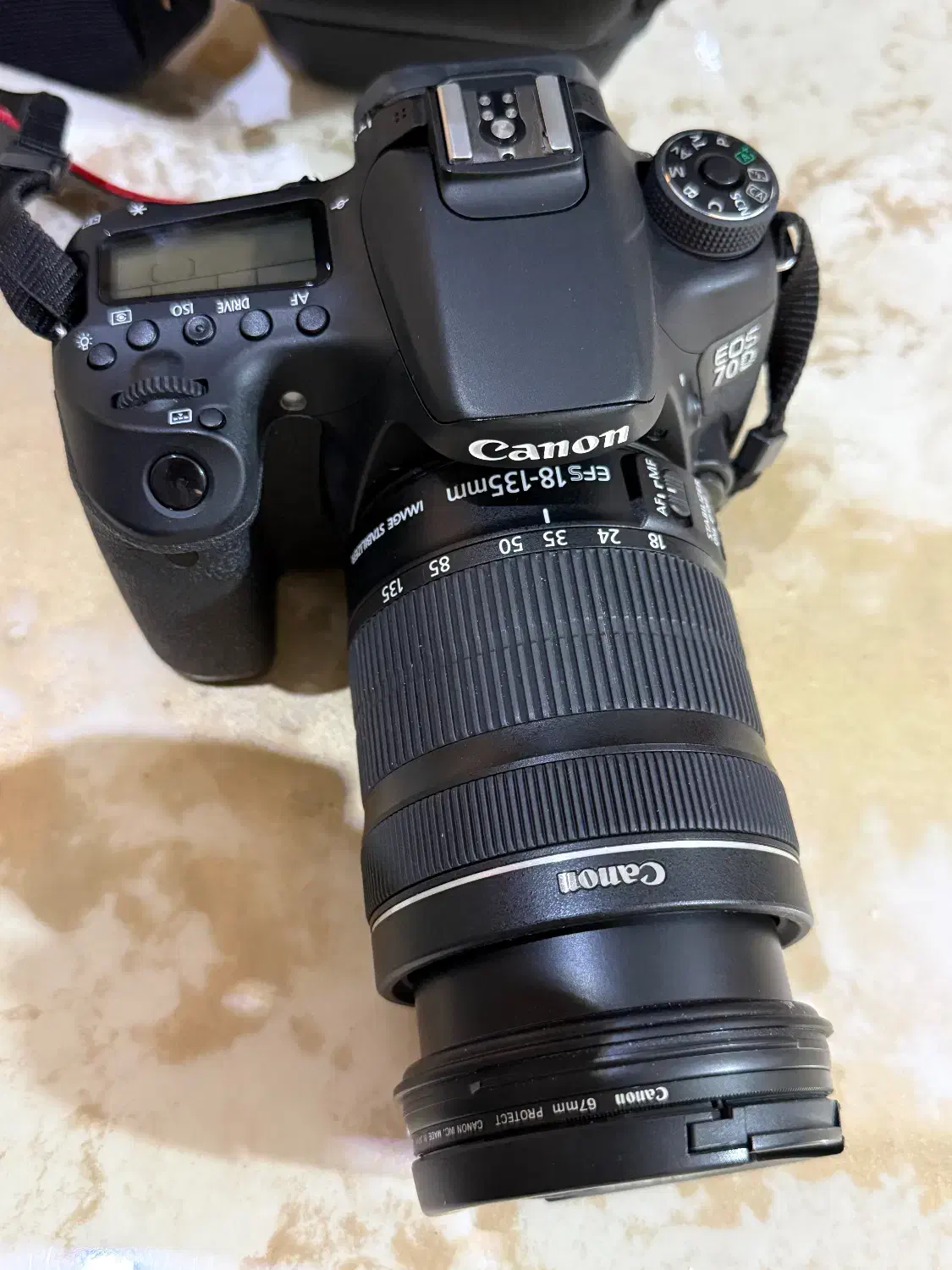 دوربین کنون canon 70D با لنز ۱۸-۱۳۵|دوربین عکاسی و فیلم‌برداری|تهران, سازمان آب|دیوار