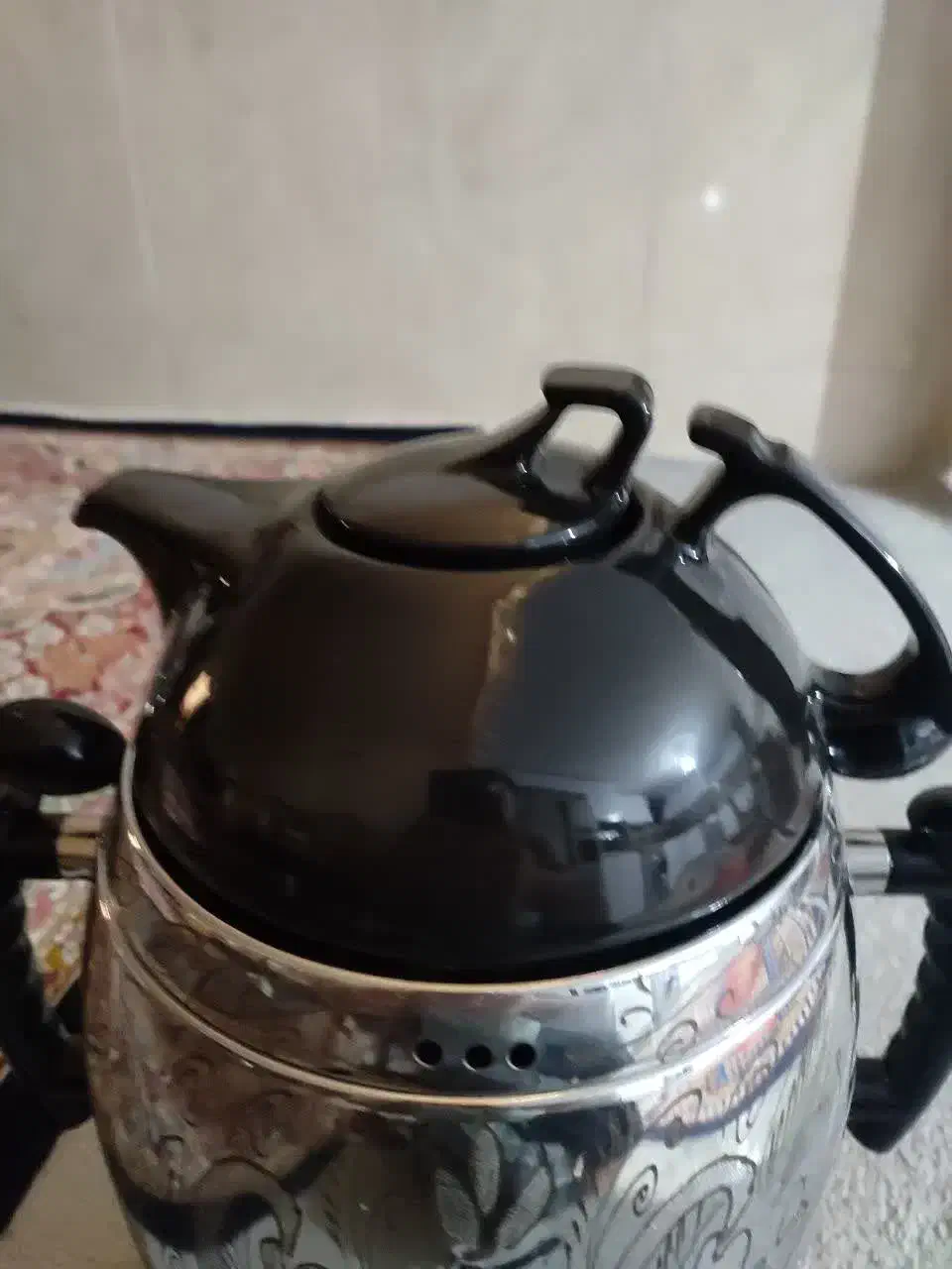 سماور بدون  تنوره کاملا نو نو|سماور، چای‌ساز، قهوه‌ساز|قم, باجک دو|دیوار
