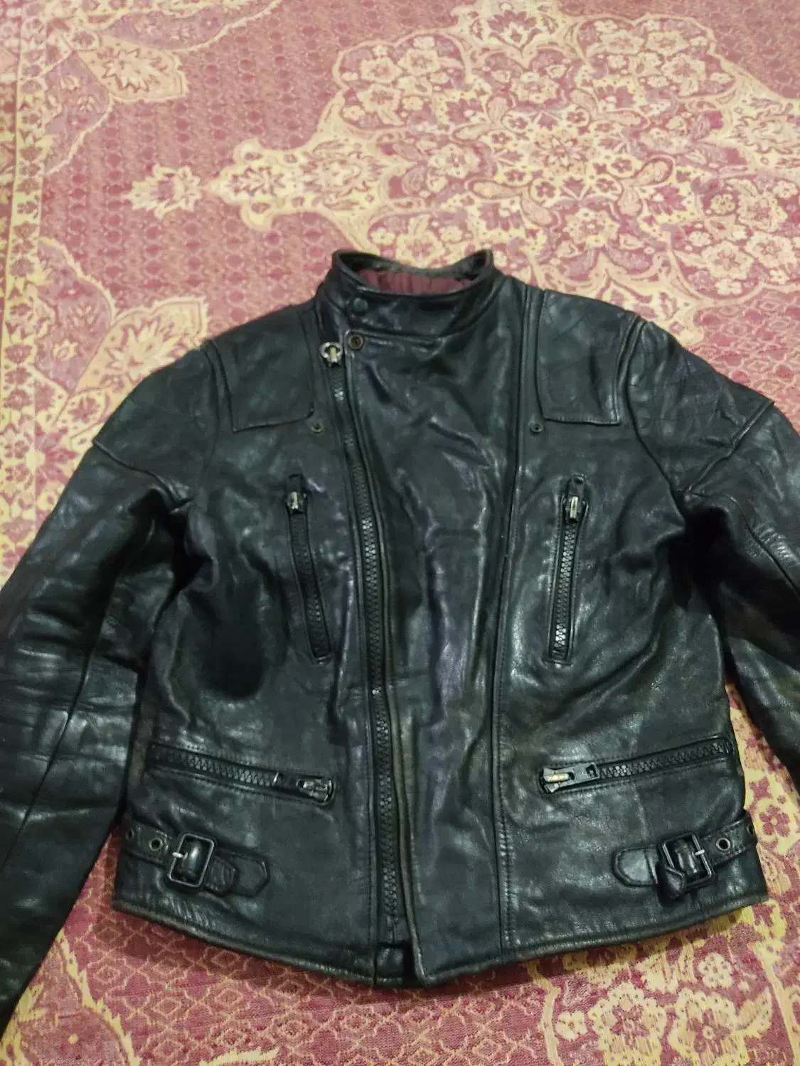 کاپشن چرم گاومیش ضدچاقو اصل|لباس|بیرجند, |دیوار