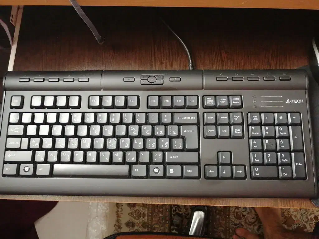 کیبورد ای فورتک A4Tech مدل KL-7MUU|قطعات و لوازم جانبی رایانه|کرج, دهقان ویلا|دیوار