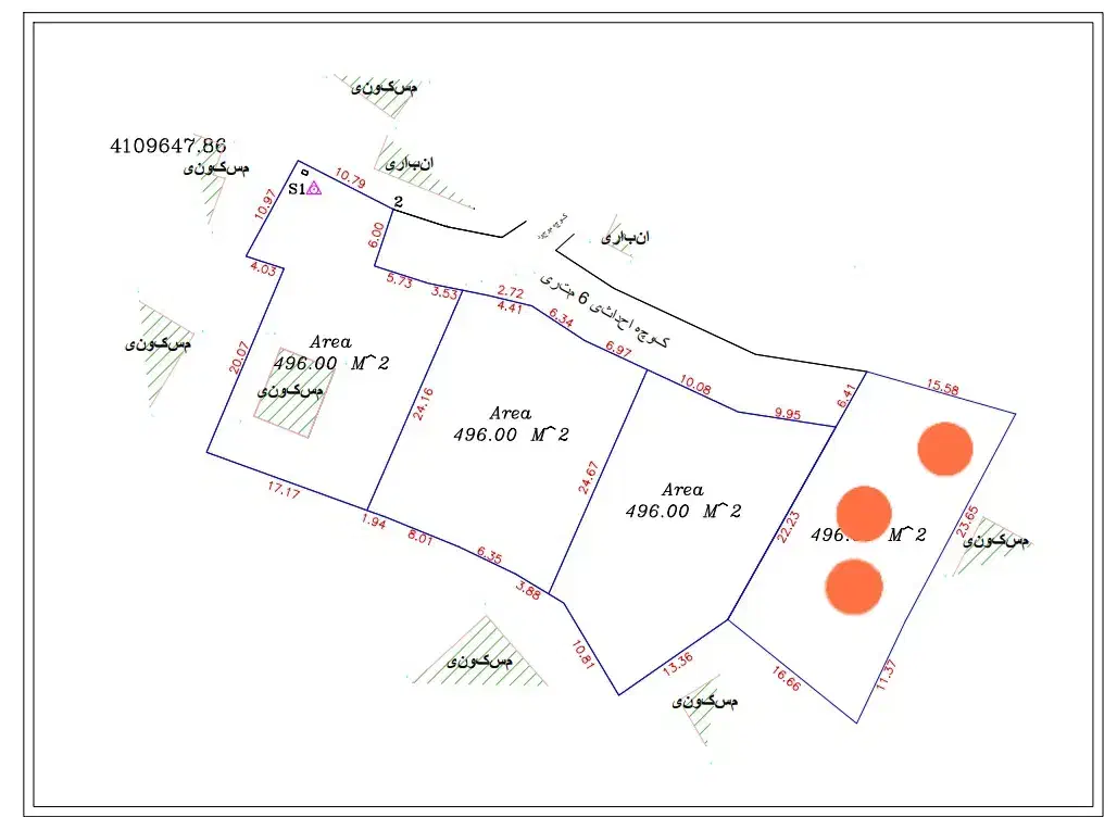 فروش زمین 500 متری تازاباد سیاهکل محصور|فروش زمین و ملک کلنگی|سیاهکل, |دیوار
