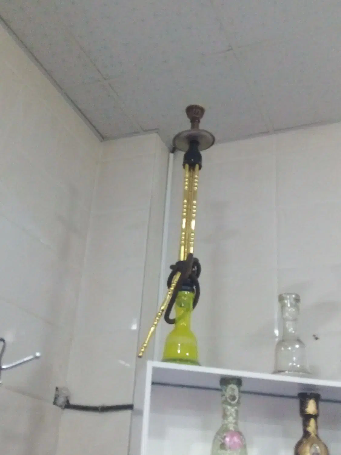 قلیان|صنایع دستی و سایر لوازم تزئینی|قم, قلعه کامکار|دیوار