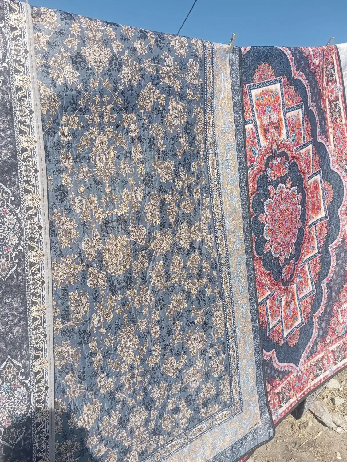 قالیچه نمدی جنس اصل|فرش|کامیاران, |دیوار