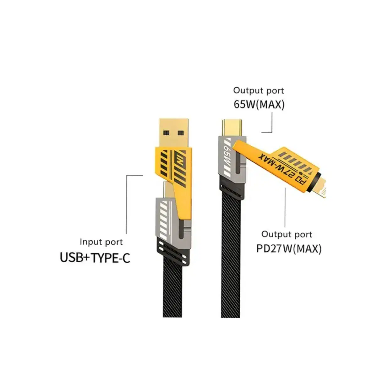 کابل شارژ چندمنظوره الدینیو مدل 4in1 توان 65 وات|لوازم جانبی موبایل و تبلت|تبریز, |دیوار