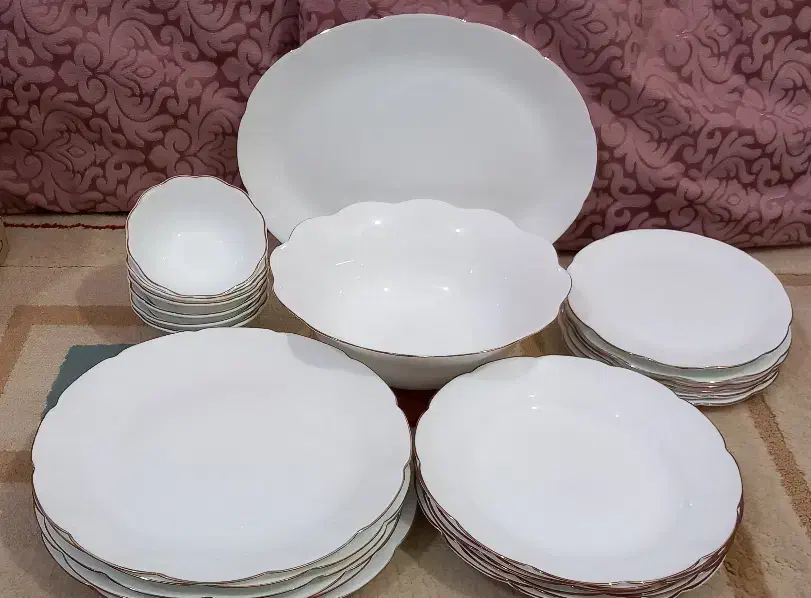 سرویس لب طلا ارکوپال|ظروف سرو و پذیرایی|خرمشهر, |دیوار