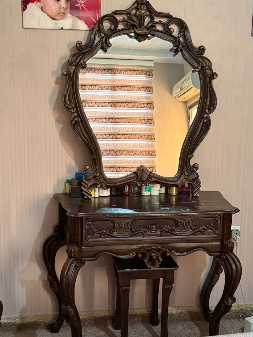 تخت دو نفره تمام چوب|تخت و سرویس خواب|هشتگرد, هشتگرد قدیم|دیوار