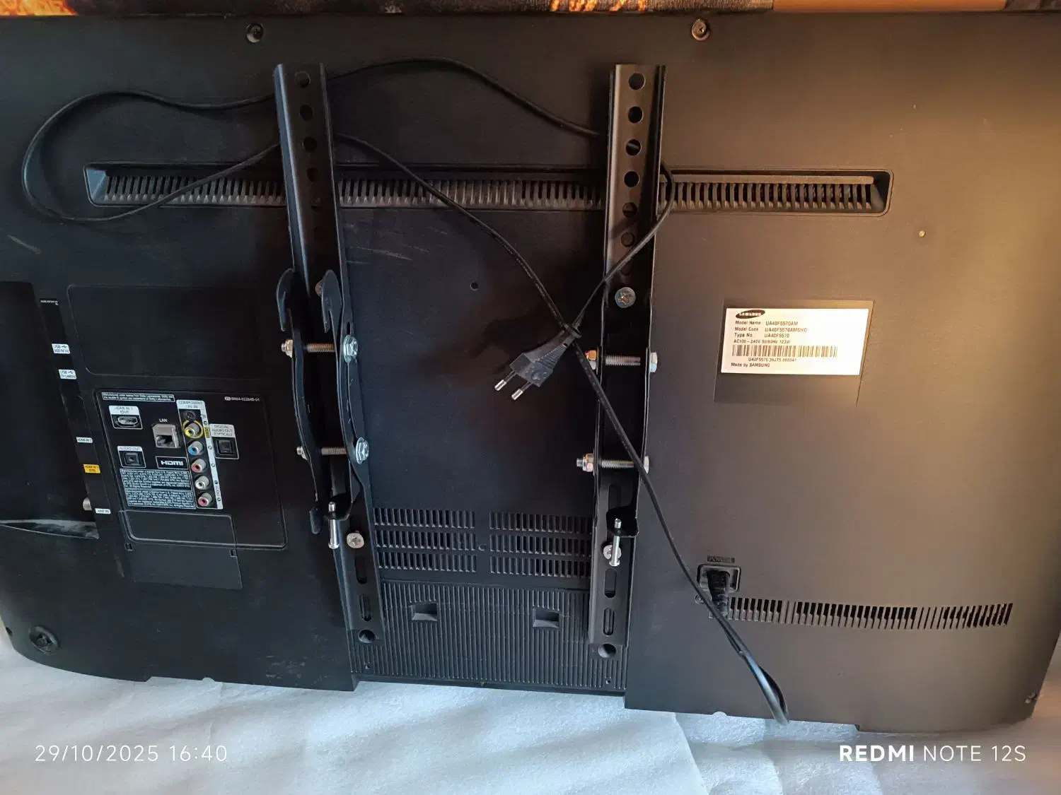 تلویزیون ال ای دی سامسونگ|تلویزیون و پروژکتور|مشکیندشت, |دیوار