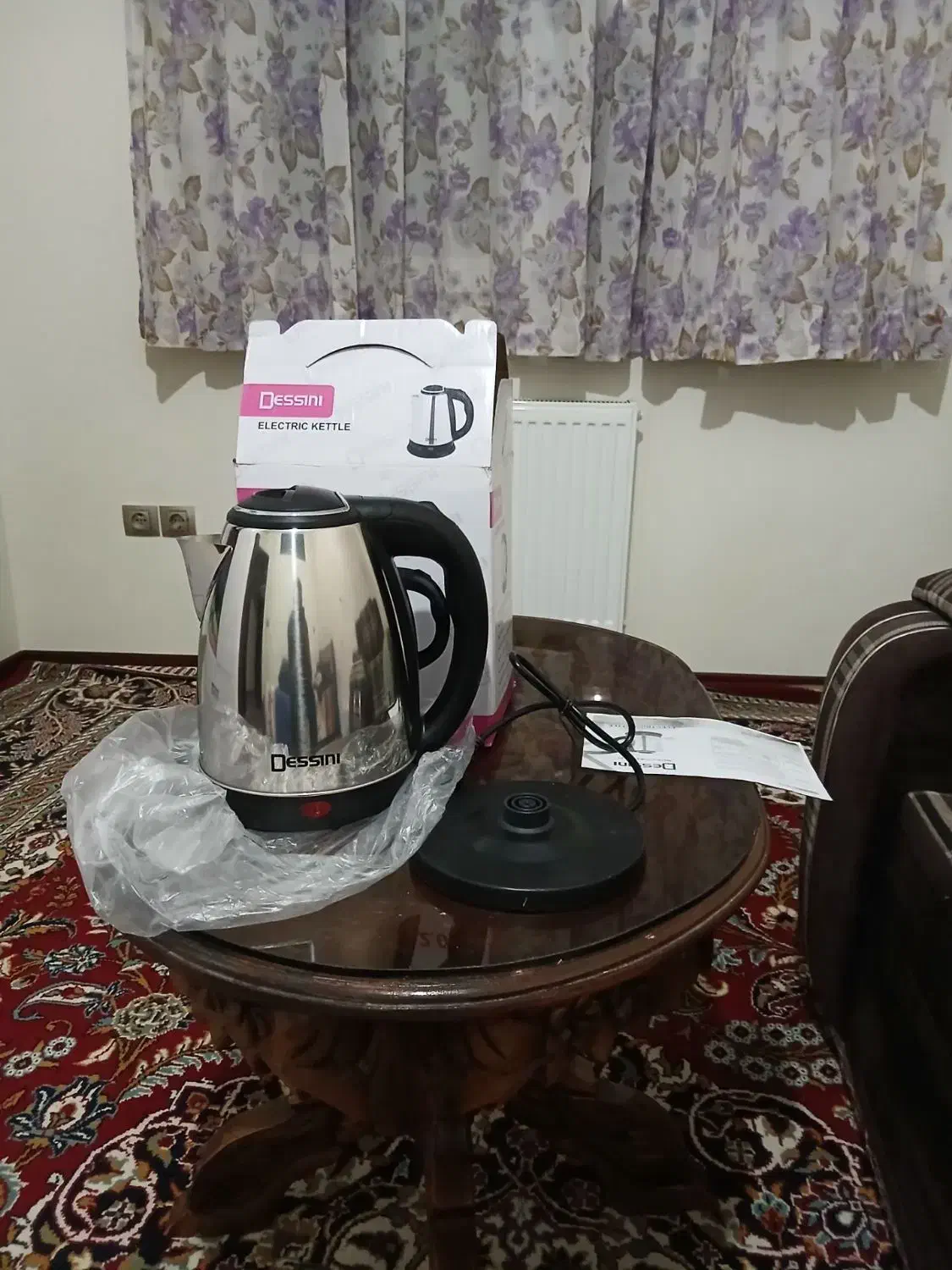 کتری برقی اصلی خارجی اکبند داری نشانگر و ۲لیتری|سماور، چای‌ساز، قهوه‌ساز|شیروان (خراسان), |دیوار