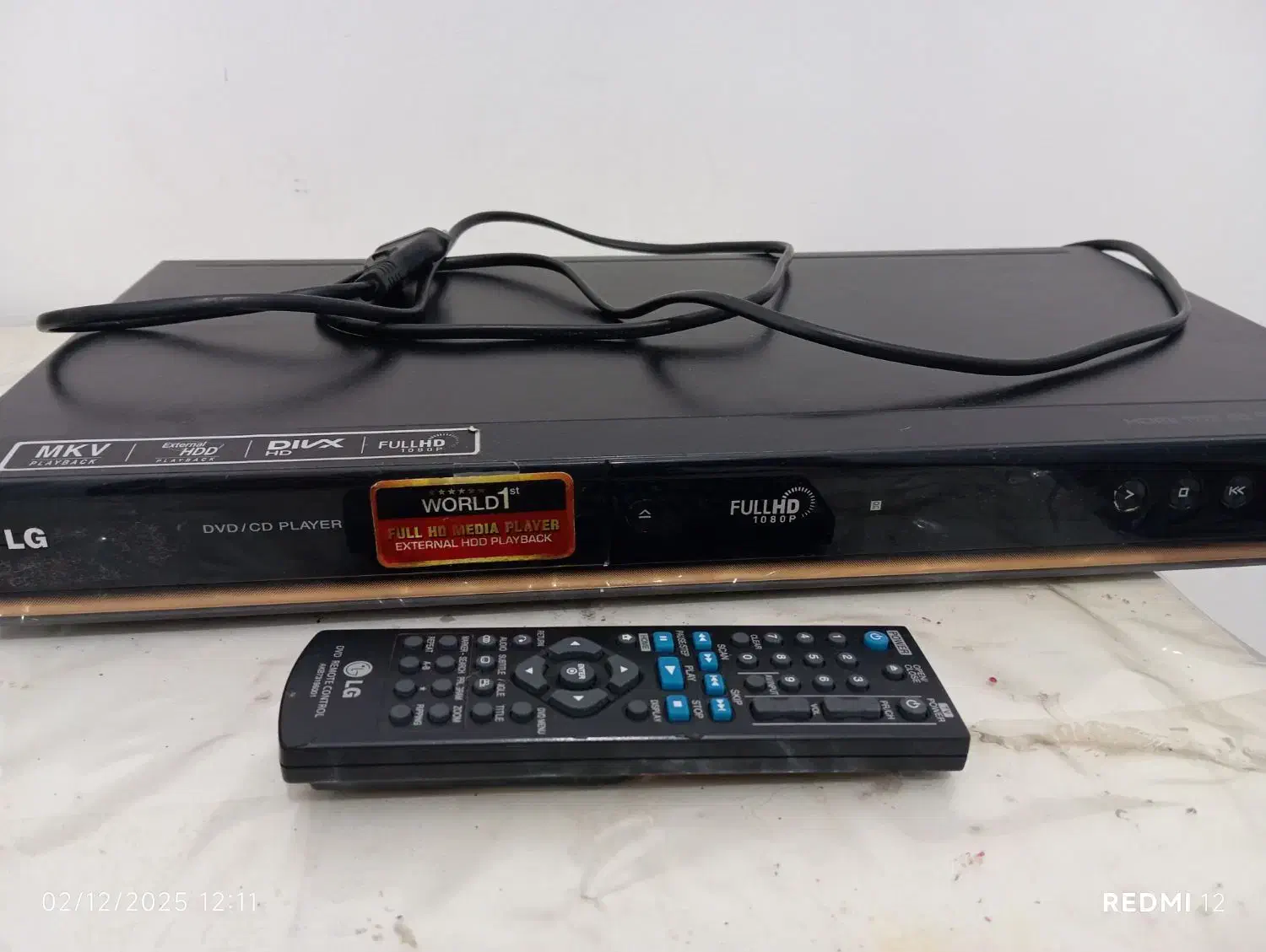 دستگاه دی وی دی ال جی|پخش‌کننده DVD و ویدیو|زابل, |دیوار