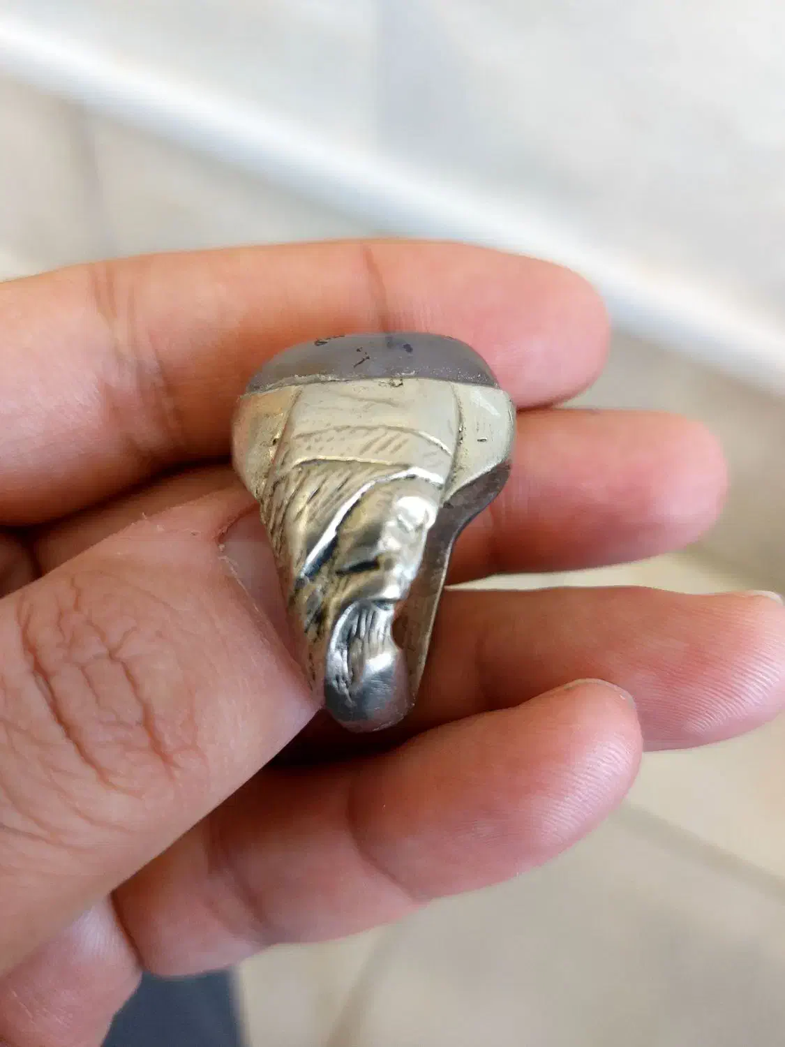 انگشتر خطی فاخر رکاب درویش|جواهرات|خمینی‌شهر, |دیوار