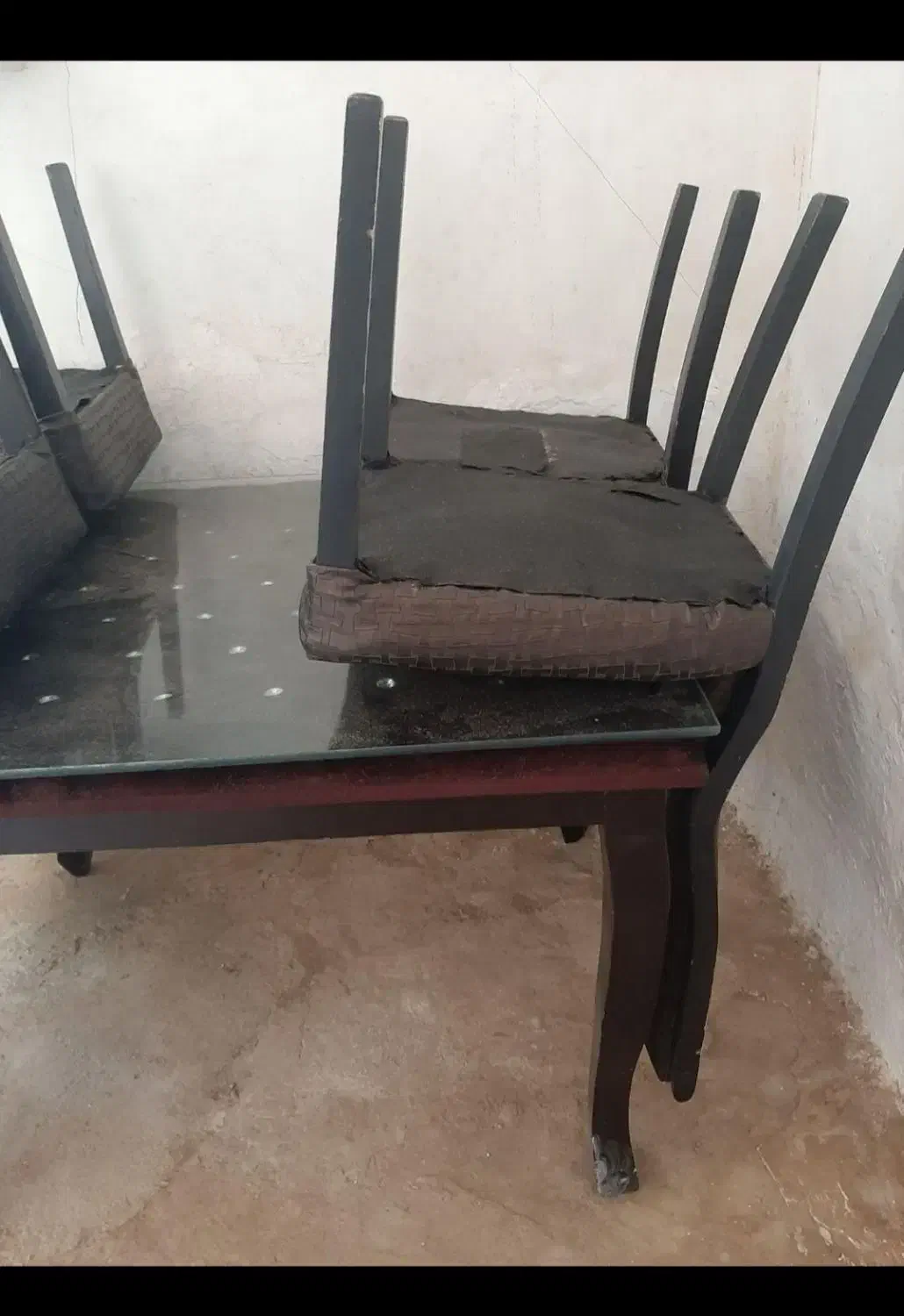 میز ناهارخوری ۴ نفره|میز و صندلی غذاخوری|گرمسار, |دیوار