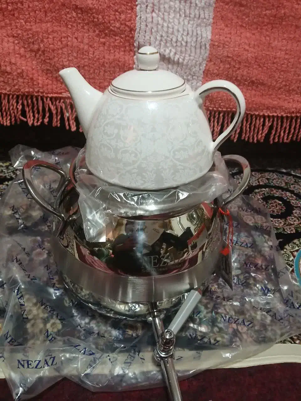 کتری قوری استیل آکبند|قوری، کتری، قهوهساز دستی|شهرکرد, |دیوار