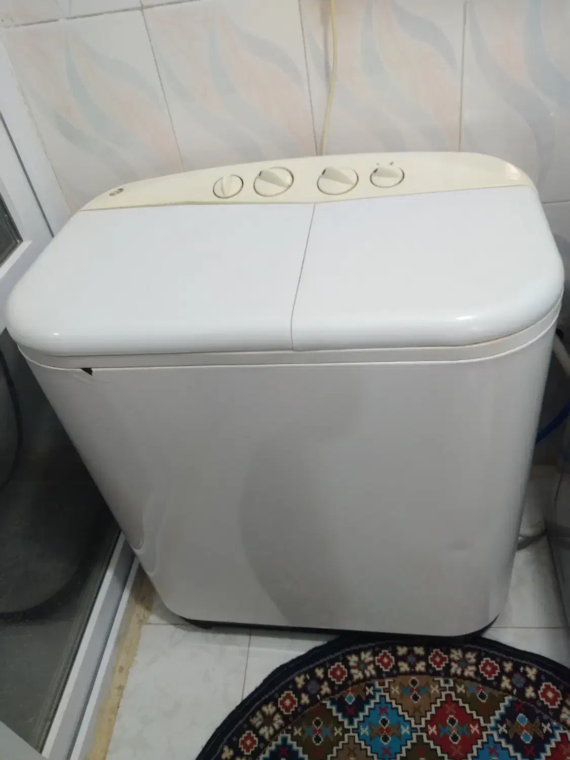 فرگاز  پنج شعله وماشین لباسشویی دوقلو پاکشوما|اجاق گاز و لوازم برقی پخت‌وپز|بروجرد, |دیوار