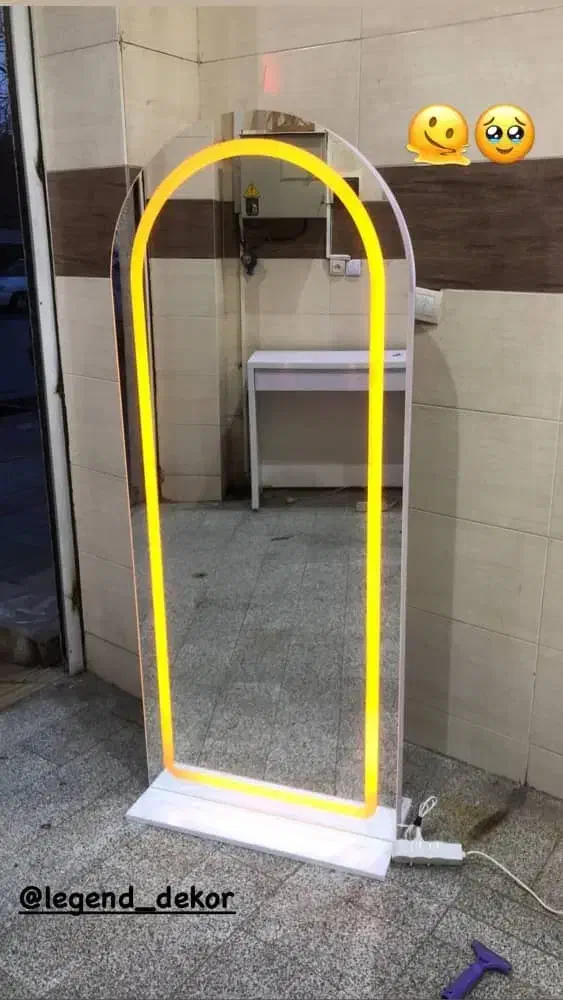 اینه قدی بک لایت و فلزی و دفرمه|آینه|کرج, گلشهر|دیوار