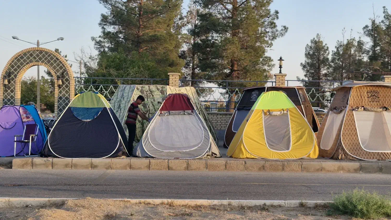 خیمه مسافرتی|کوهنوردی و کمپینگ|فردوس (خراسان), |دیوار