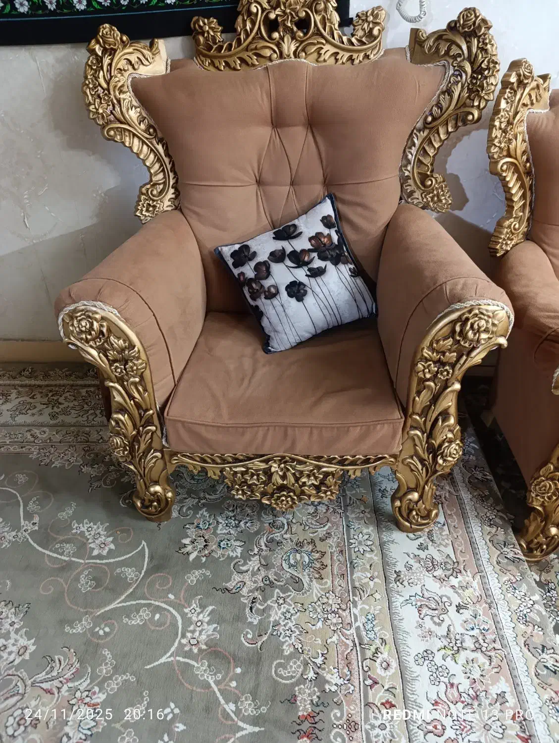 مبل سلطنتی|مبلمان خانگی و میز عسلی|خرم‌آباد, |دیوار