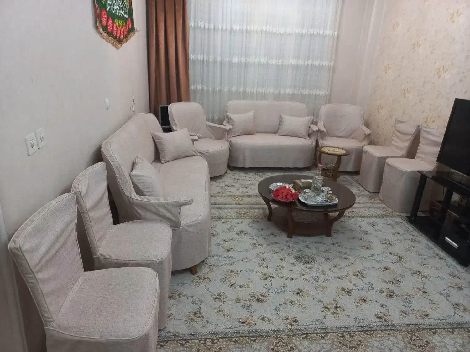 والان ساتن و والان مخمل|پرده، رانر، رومیزی|تهران, سلسبیل شمالی|دیوار