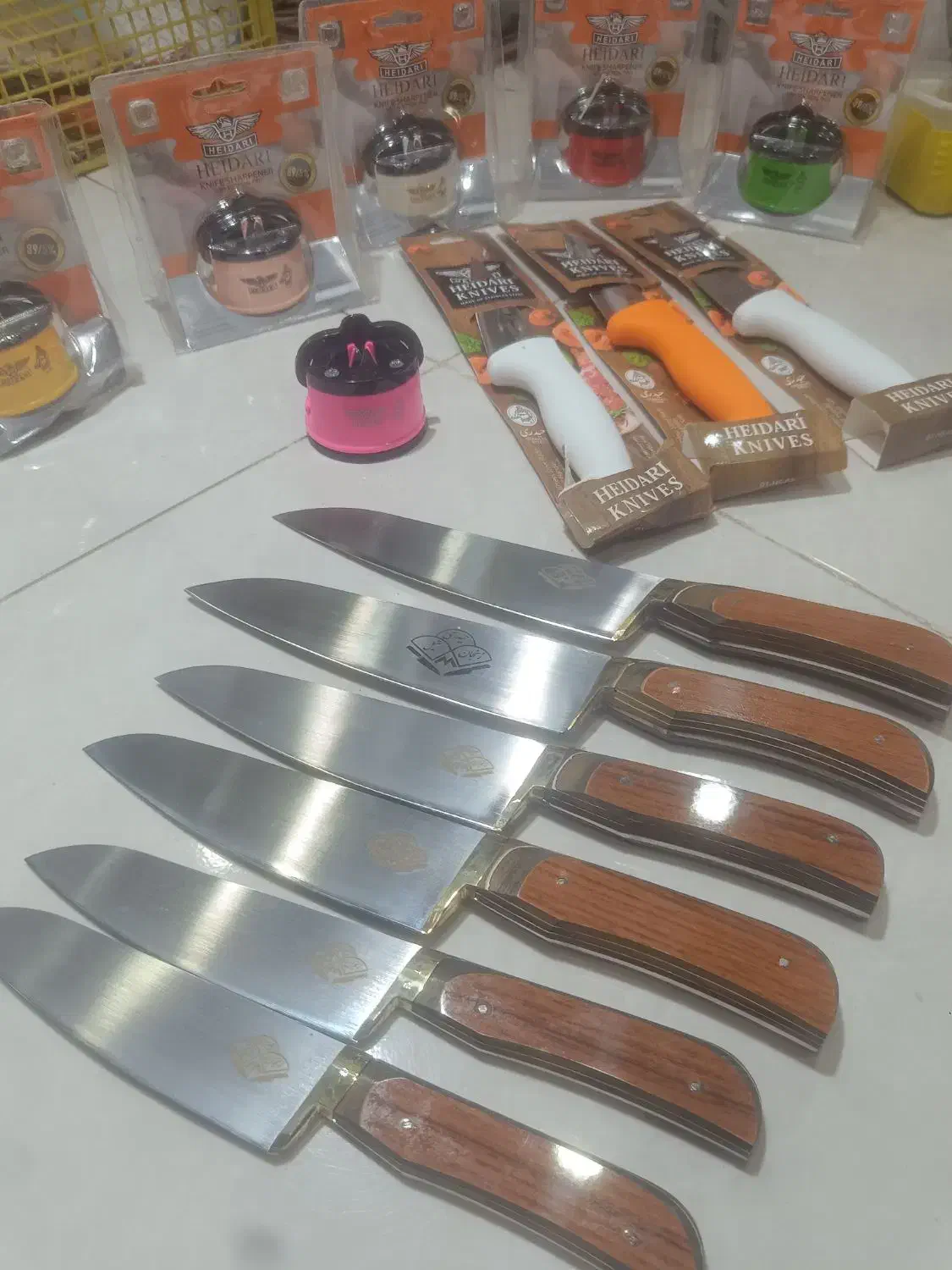 ساتور قصابی فولاد آلمانی حیدری|ظروف پخت‌وپز|بم, |دیوار