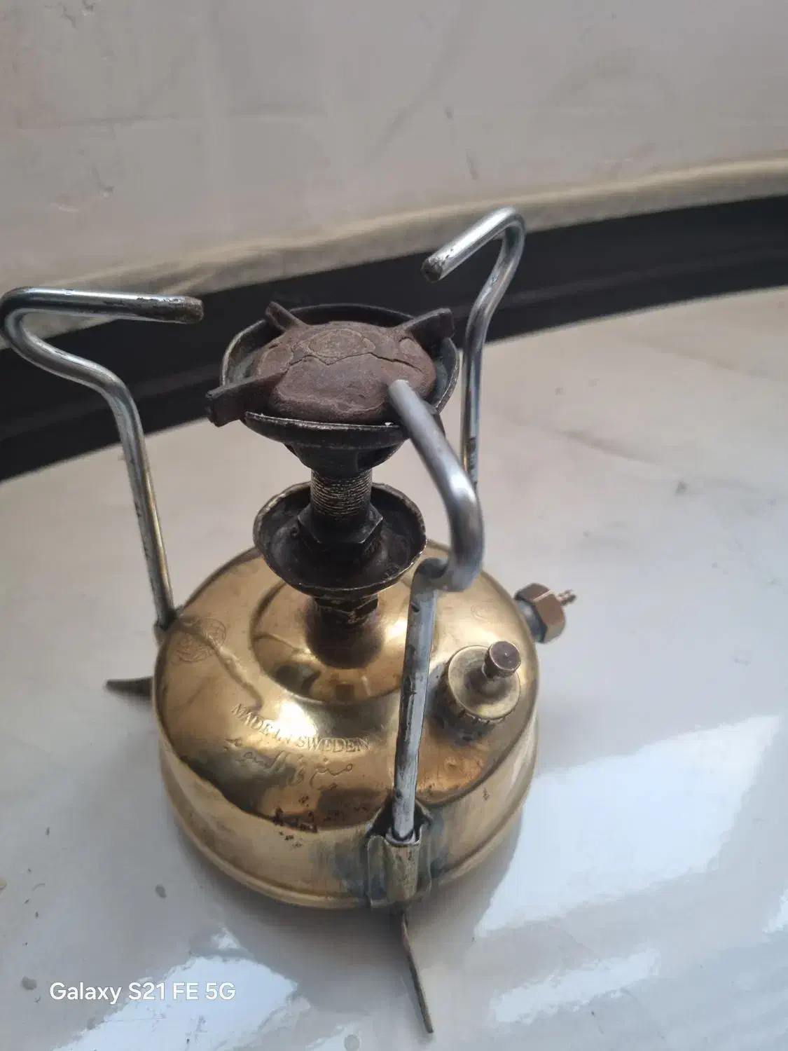 چراغ نفتی قدیمی|کلکسیون اشیاء عتیقه|کهریزک, |دیوار