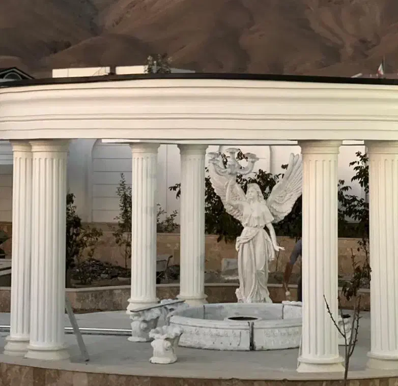 ستون کامل پیش ساخته رنگ متناسب با سنگنمای مشتری|مصالح و تجهیزات ساختمان|آبسرد, |دیوار