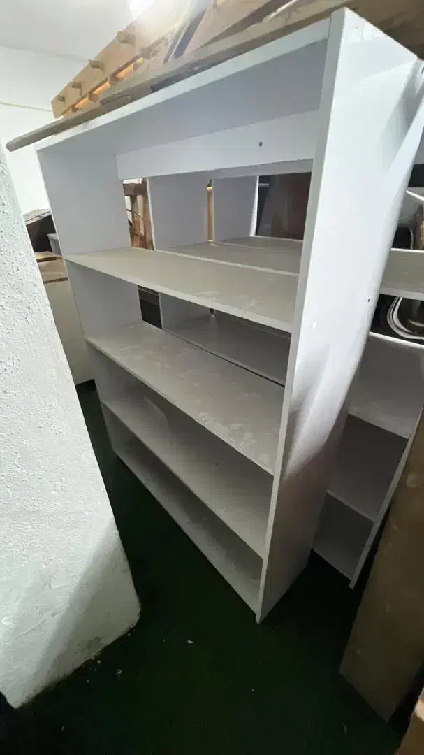 قفسه (کتابخانه) ام دی اف نوار لبه PVC|کتابخانه، شلف، قفسههای دیواری|نوشهر, |دیوار