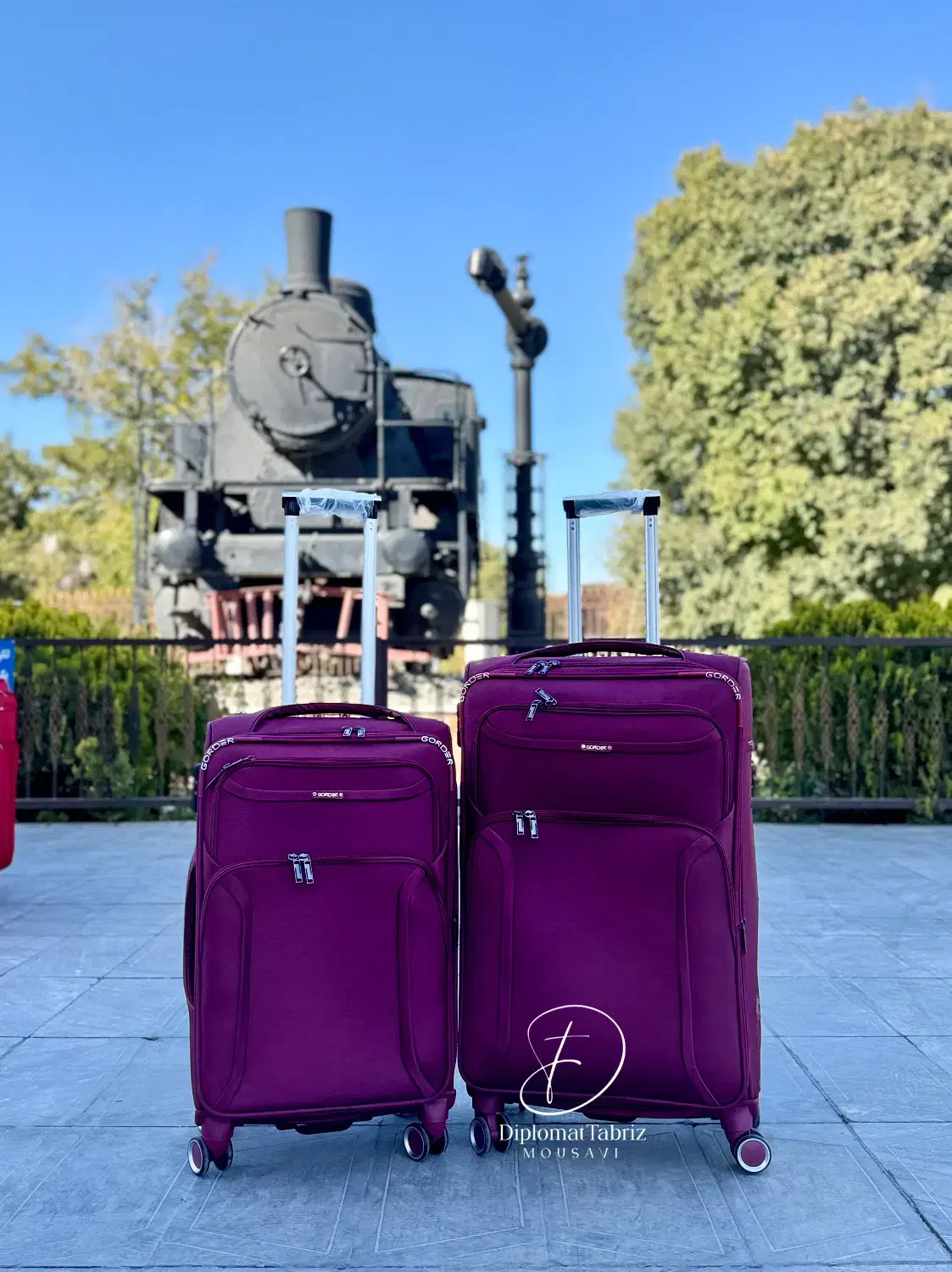چمدان مسافرتی برزنتی GORDER / چرخ نشکن|کیف، کفش، کمربند|تبریز, |دیوار